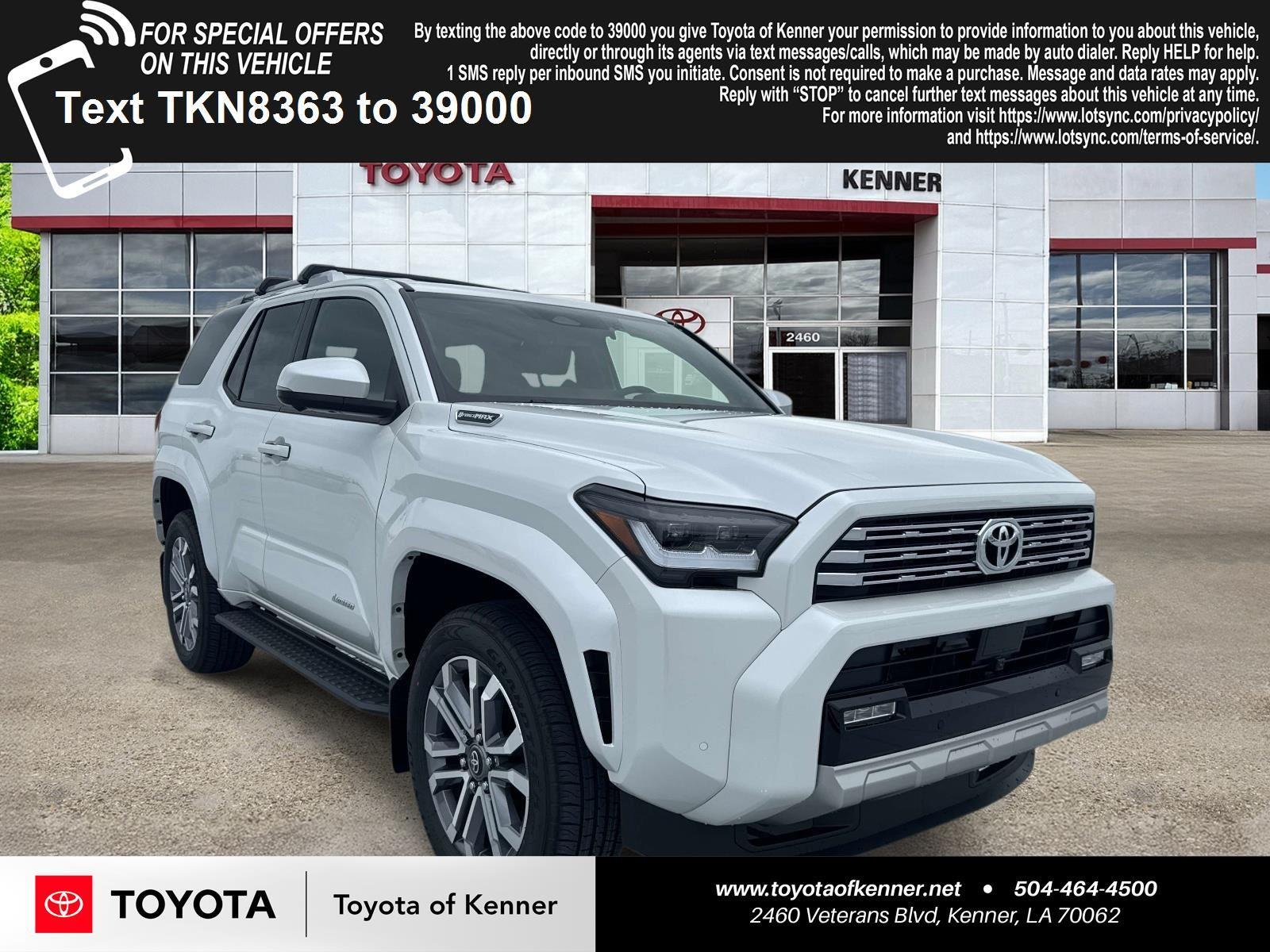 White (Wind Chill Pearl) 2026 Toyota 4Runner SUV / Crossover All-Wheel Drive 8-Speed Automatic