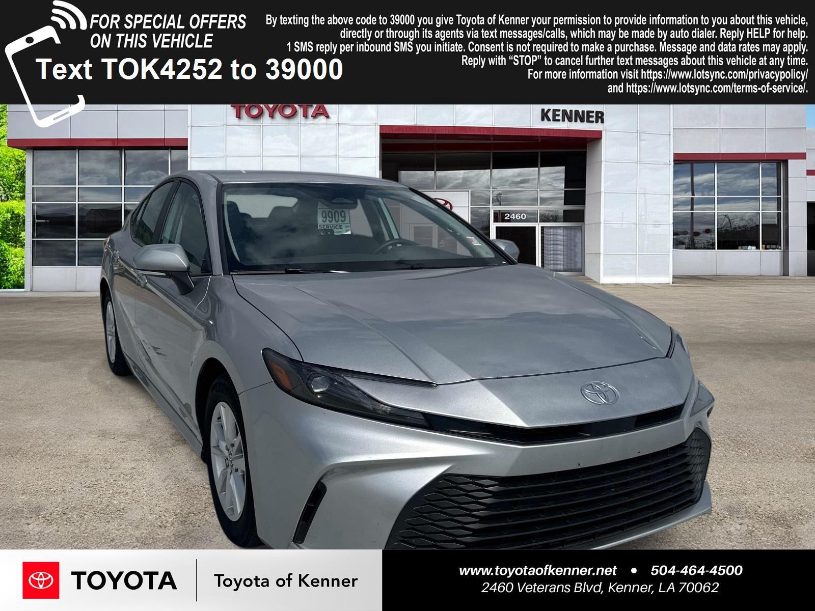 Celestial Silver Metallic 2025 Toyota Camry Sedan Front-Wheel Drive Continuously Variable Transmission