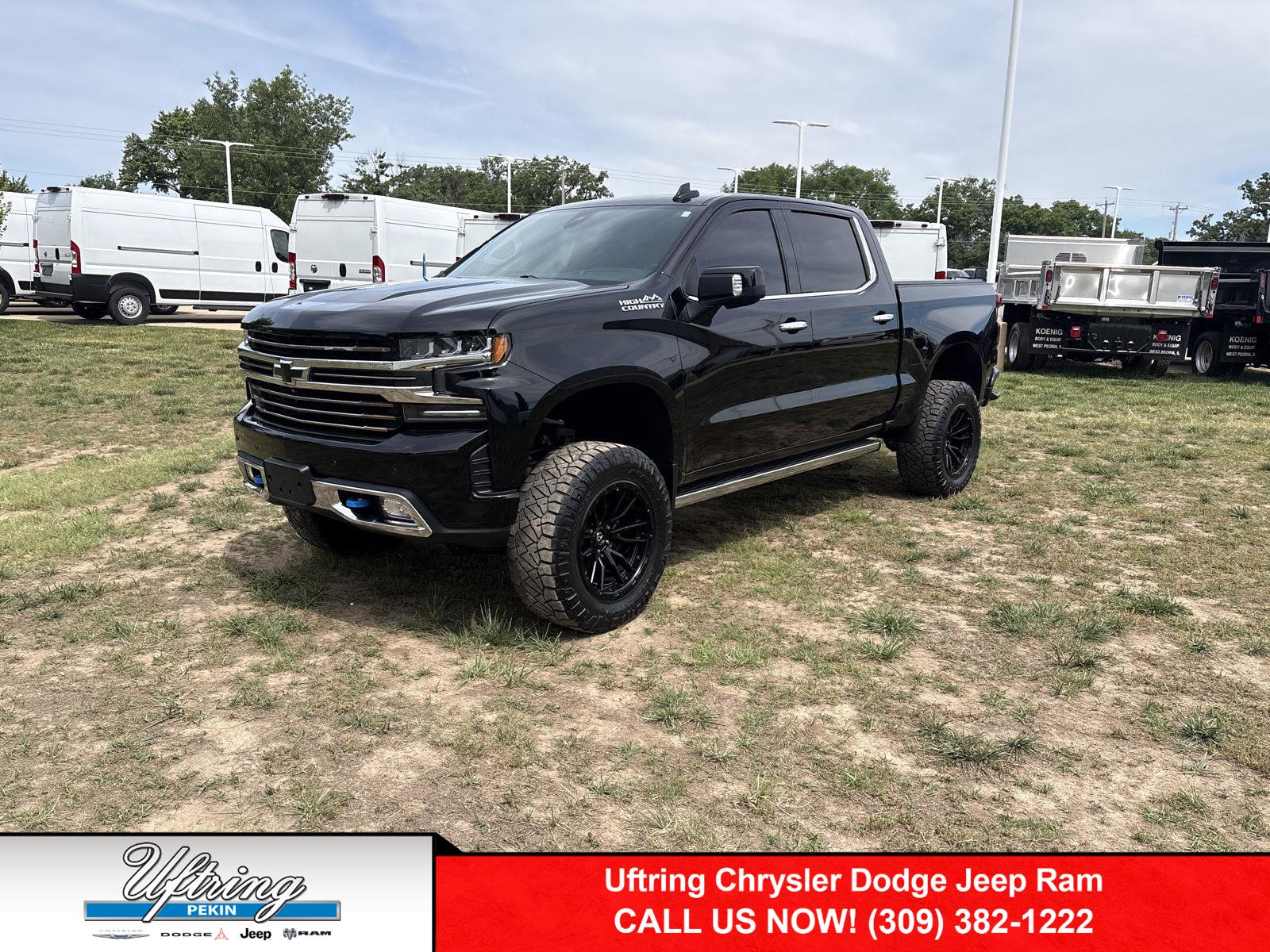 Black 2020 Chevrolet Silverado 1500 Pickup Truck Four-Wheel Drive Automatic