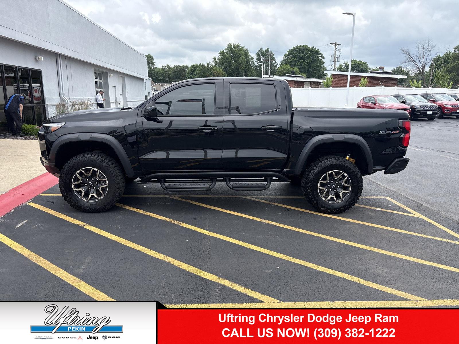 Black 2023 Chevrolet Colorado Pickup Truck Four-Wheel Drive 8-Speed Automatic
