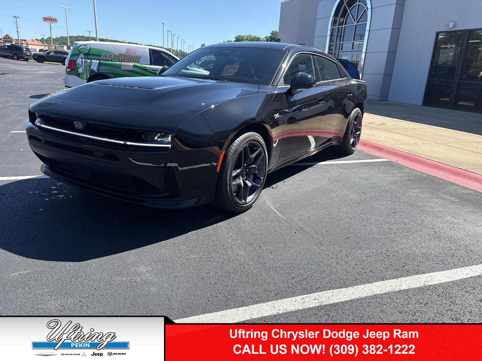 Diamond Black Crystal Pearlcoat 2026 Dodge Charger Sedan All-Wheel Drive 8-Speed Automatic