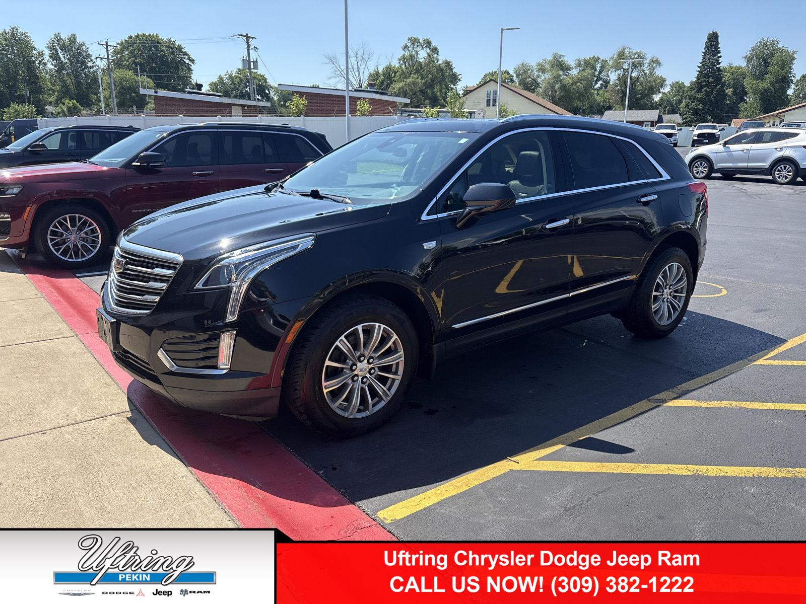 Stellar Black Metallic 2019 Cadillac XT5 SUV / Crossover Four-Wheel Drive 8-Speed Automatic