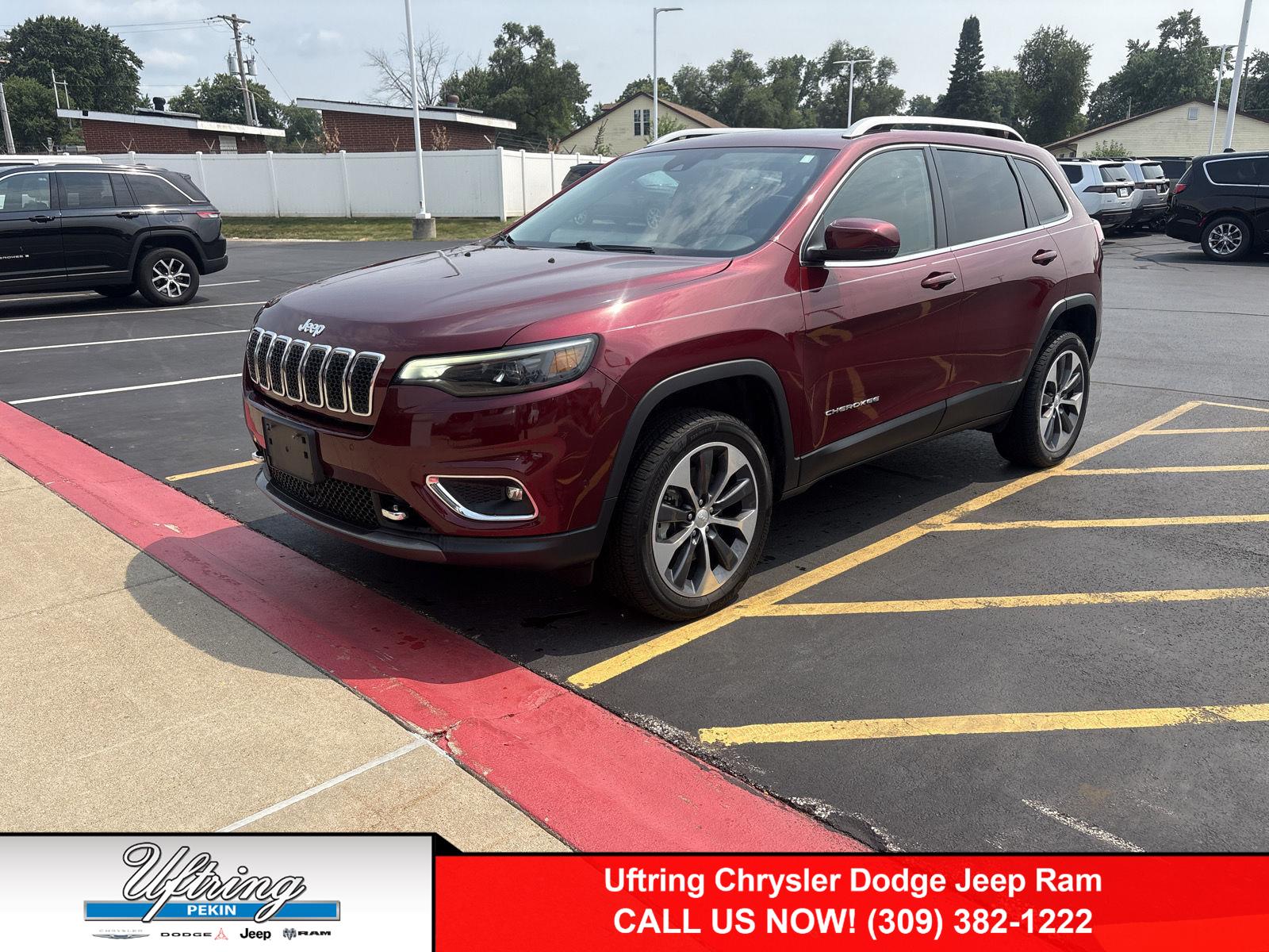 Velvet Red Pearlcoat 2021 Jeep Cherokee SUV / Crossover Four-Wheel Drive 9-Speed Automatic