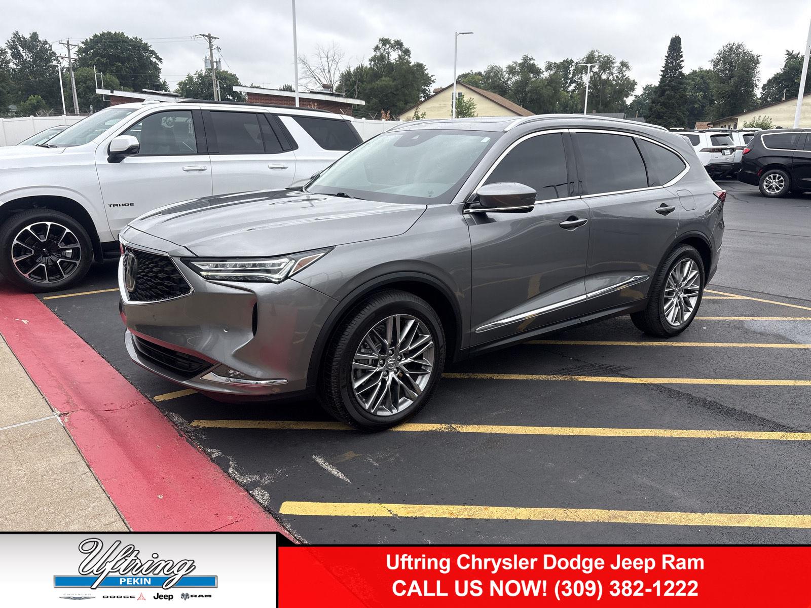 Liquid Carbon Metallic 2023 Acura MDX SUV / Crossover All-Wheel Drive Automatic