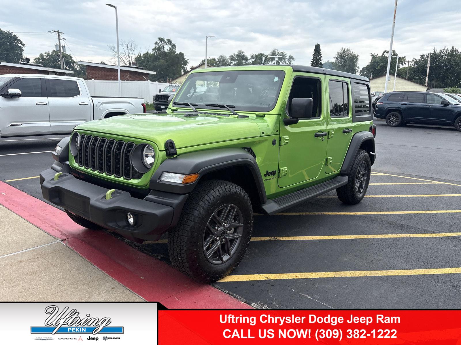 Mojito Clearcoat 2025 Jeep Wrangler SUV / Crossover Four-Wheel Drive 8-Speed Automatic