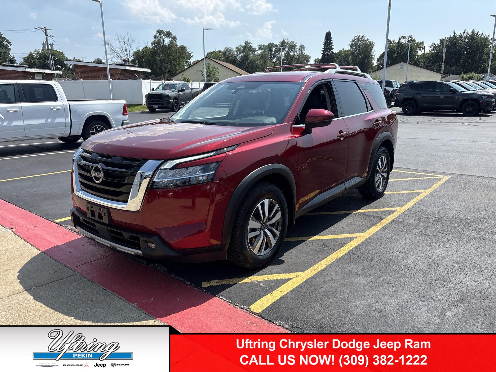 Red (Scarlet Ember Tintcoat) 2022 Nissan Pathfinder SUV / Crossover All-Wheel Drive Automatic