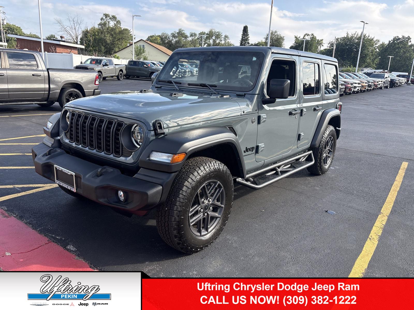 Anvil Clear Coat 2024 Jeep Wrangler SUV / Crossover Four-Wheel Drive 8-Speed Automatic