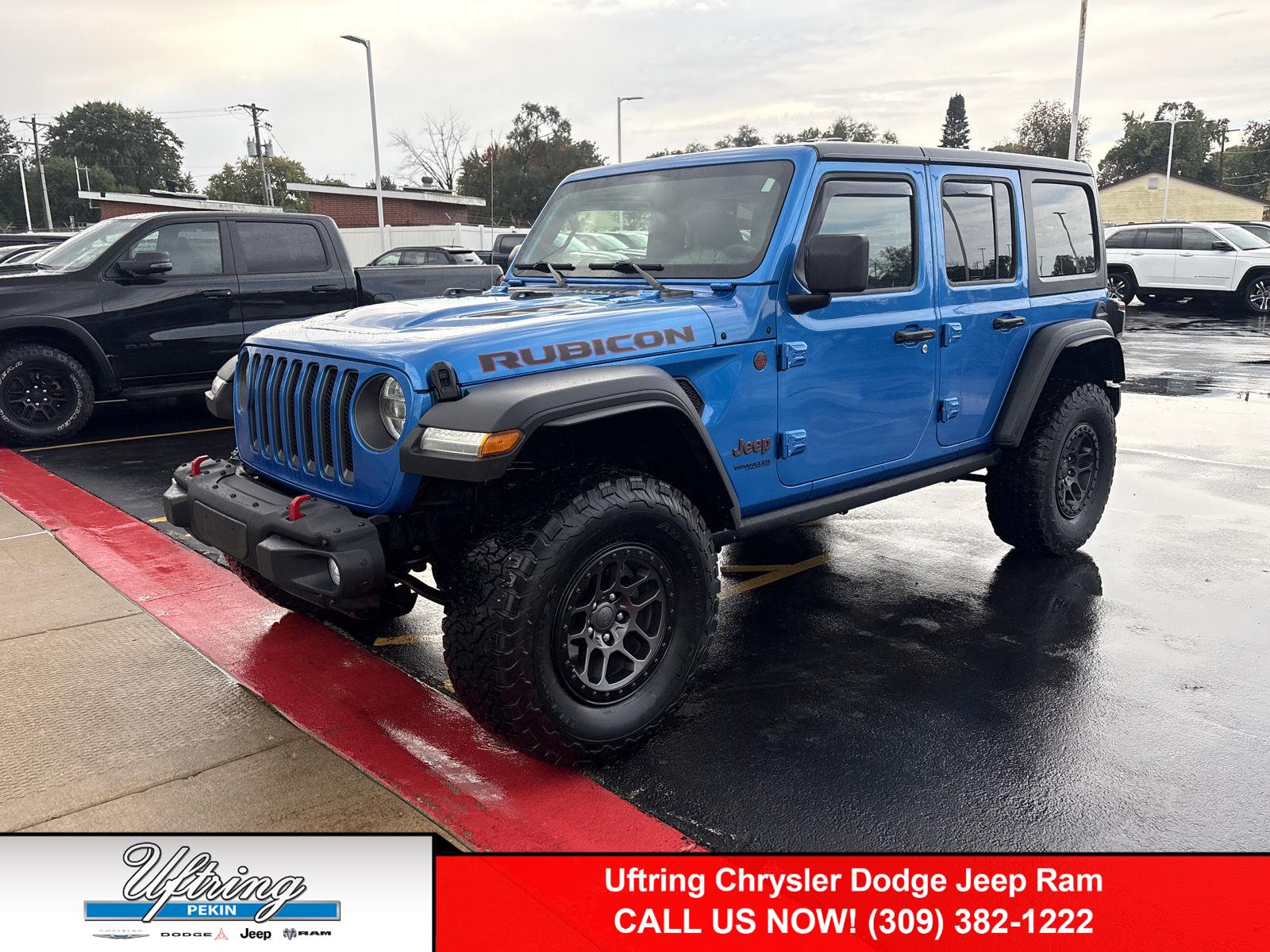 Hydro Blue Pearlcoat 2022 Jeep Wrangler SUV / Crossover Four-Wheel Drive 8-Speed Automatic