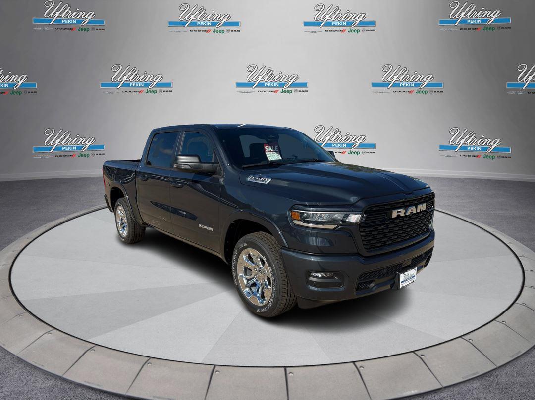 Forged Blue Metallic 2026 RAM 1500 Lone Star Crew Cab 4WD Pickup Truck Four-Wheel Drive 8-Speed Automatic