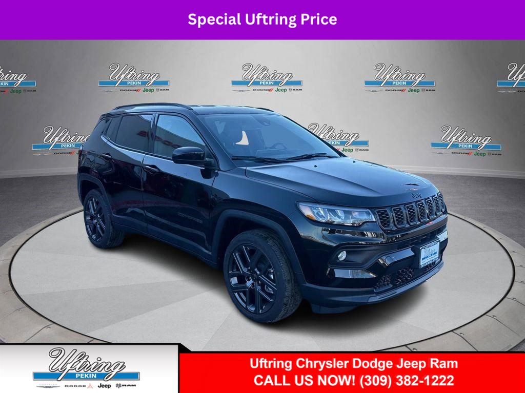 Diamond Black Crystal Pearlcoat 2026 Jeep Compass SUV / Crossover Four-Wheel Drive 8-Speed Automatic