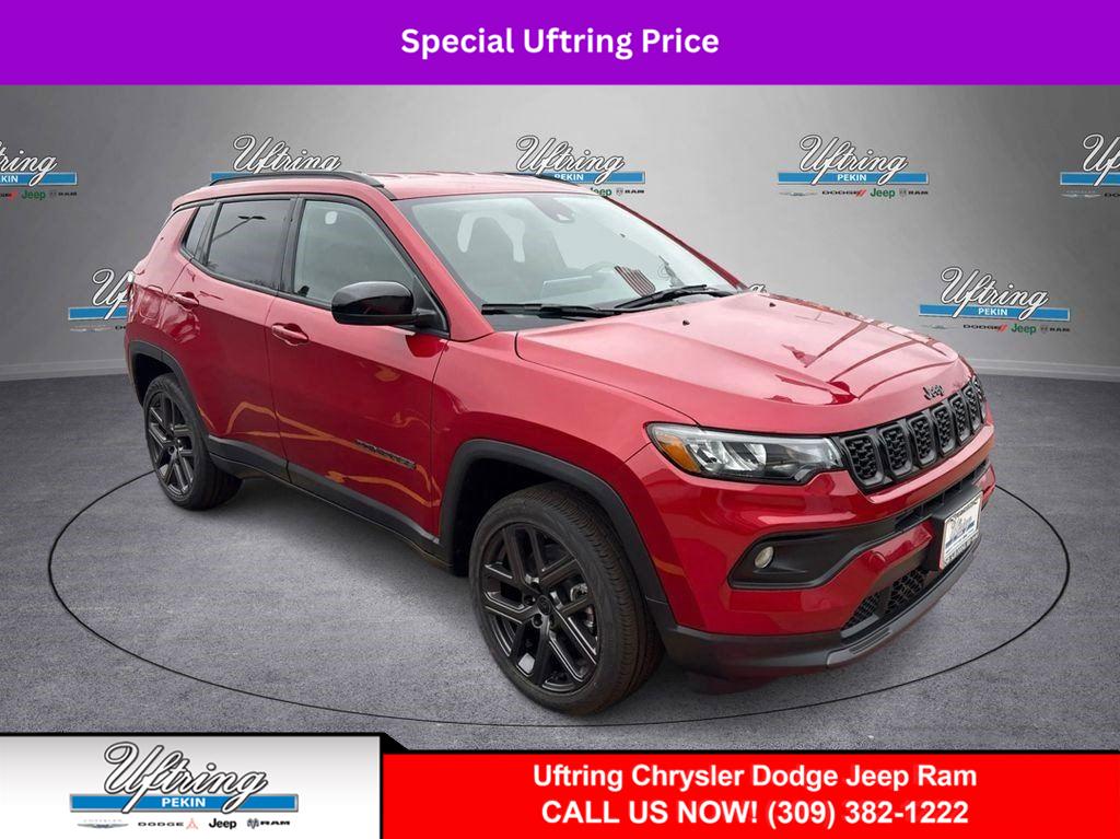 Red Hot Pearlcoat 2026 Jeep Compass SUV / Crossover Four-Wheel Drive 8-Speed Automatic