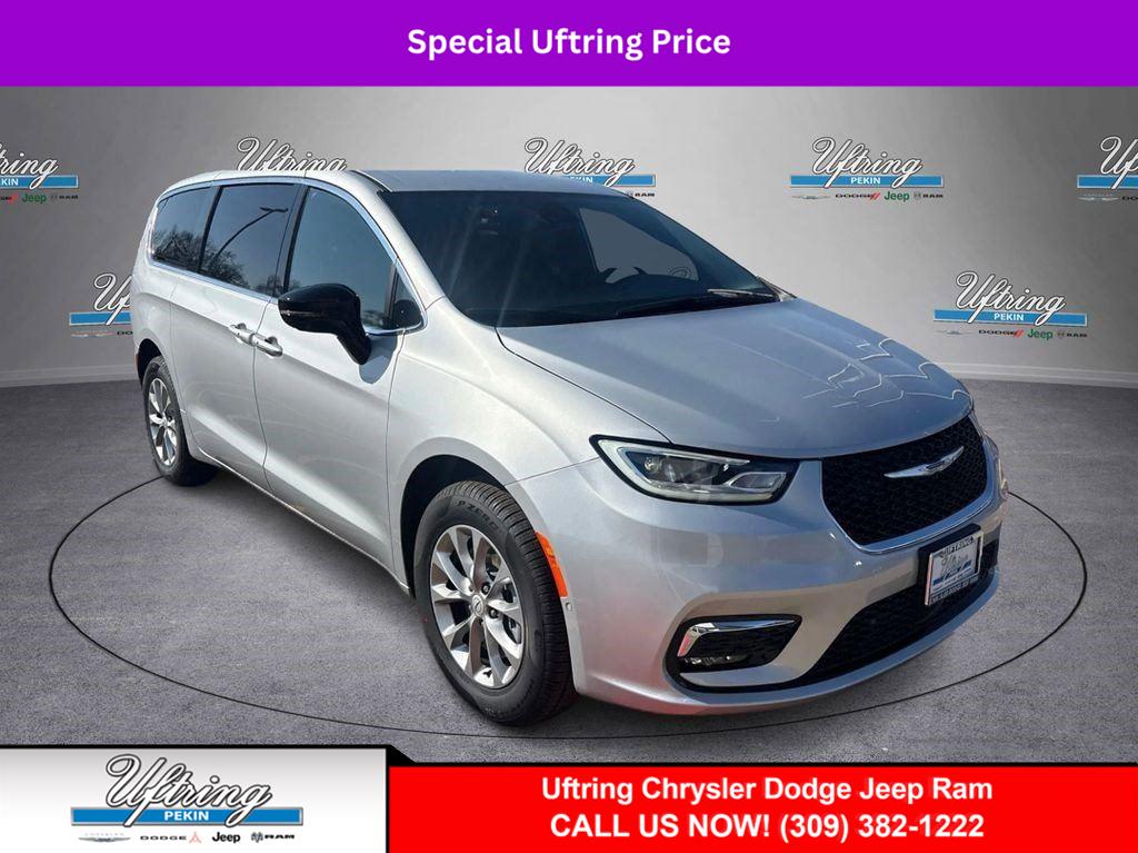 Silver Mist Clearcoat 2026 Chrysler Pacifica Minivan All-Wheel Drive 9-Speed Automatic