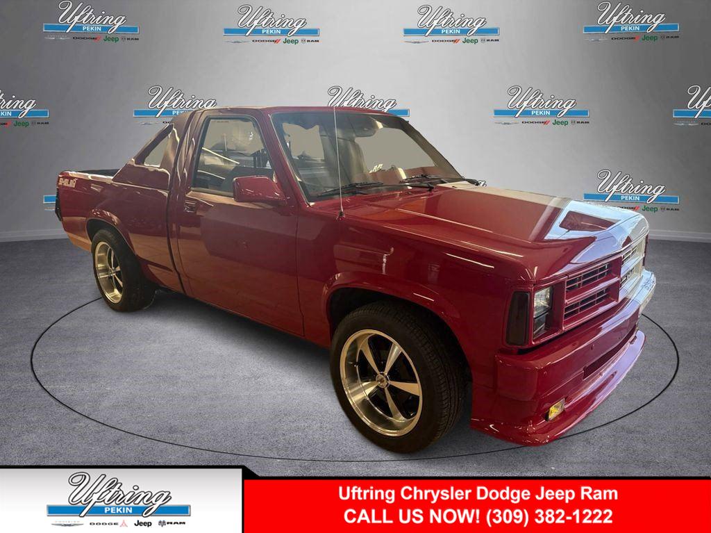 Red 1989 Dodge Dakota Pickup Truck Rear-Wheel Drive Automatic
