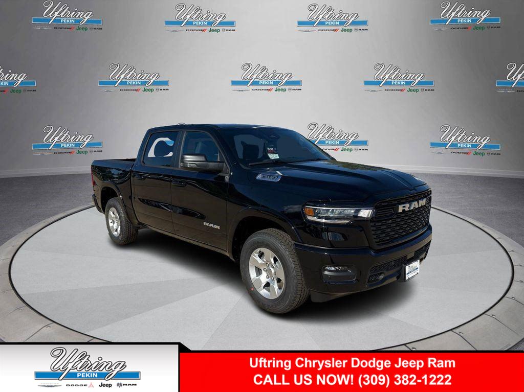 Diamond Black Crystal Pearlcoat 2026 RAM 1500 Lone Star Crew Cab 4WD Pickup Truck Four-Wheel Drive 8-Speed Automatic
