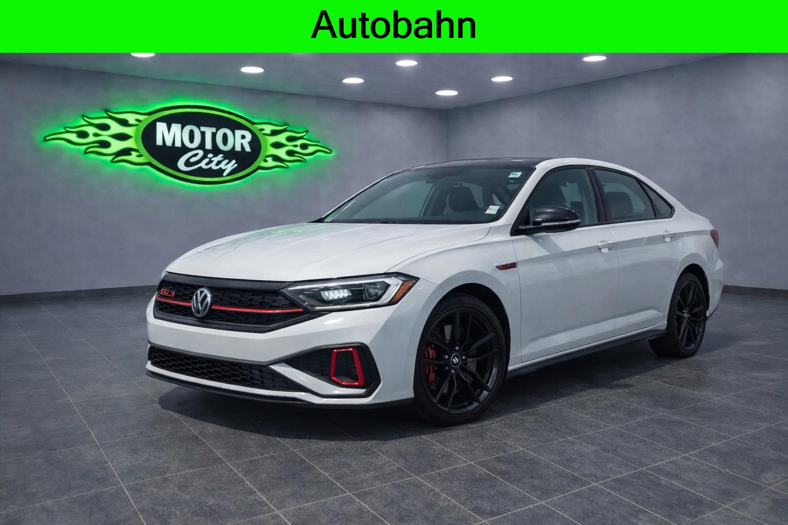 Pure White w/Deep Black Roof 2024 Volkswagen Jetta GLI 1.5T Autobahn FWD Sedan Front-Wheel Drive Automatic