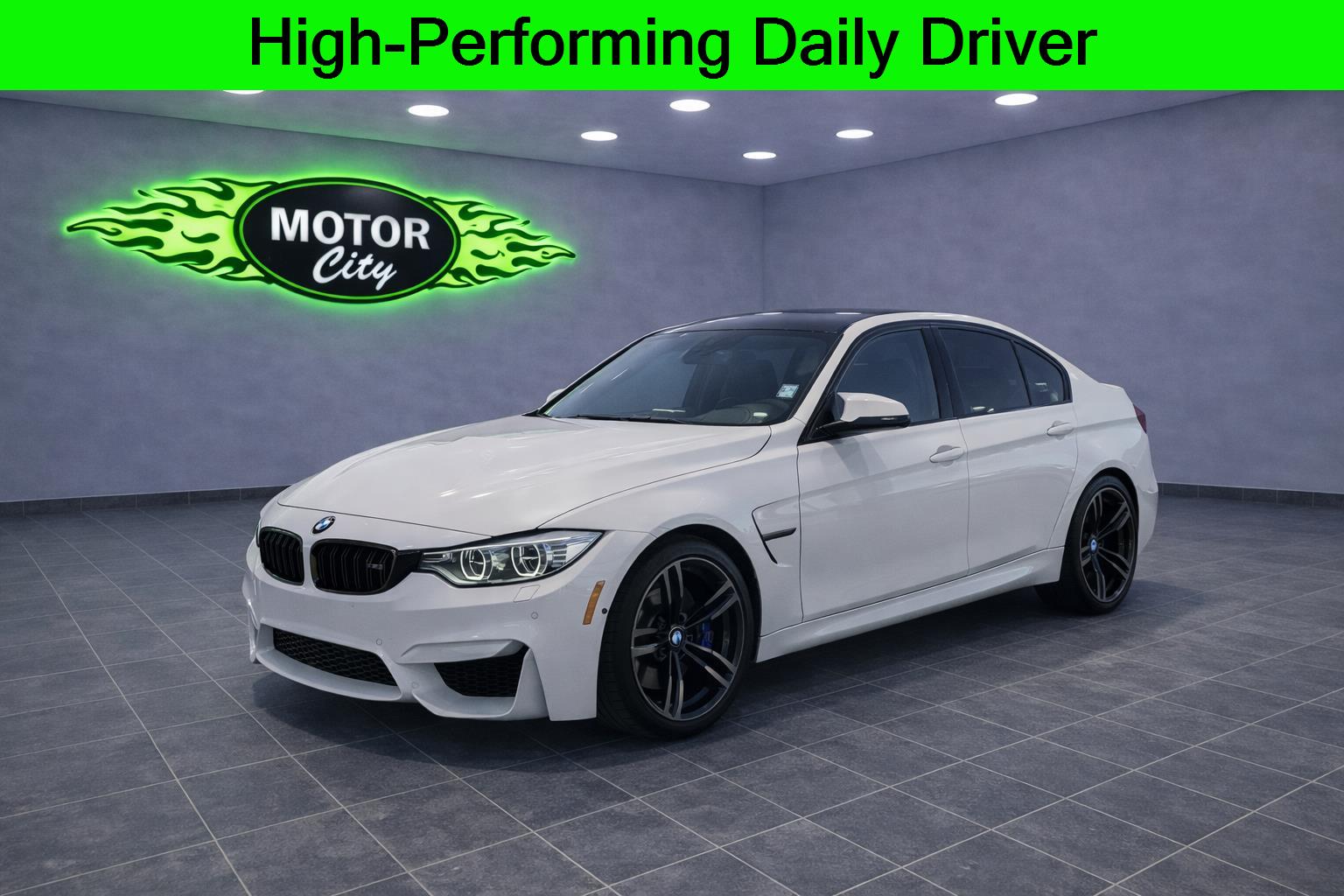 Alpine White 2017 BMW M3 Sedan RWD Sedan Rear-Wheel Drive Automatic