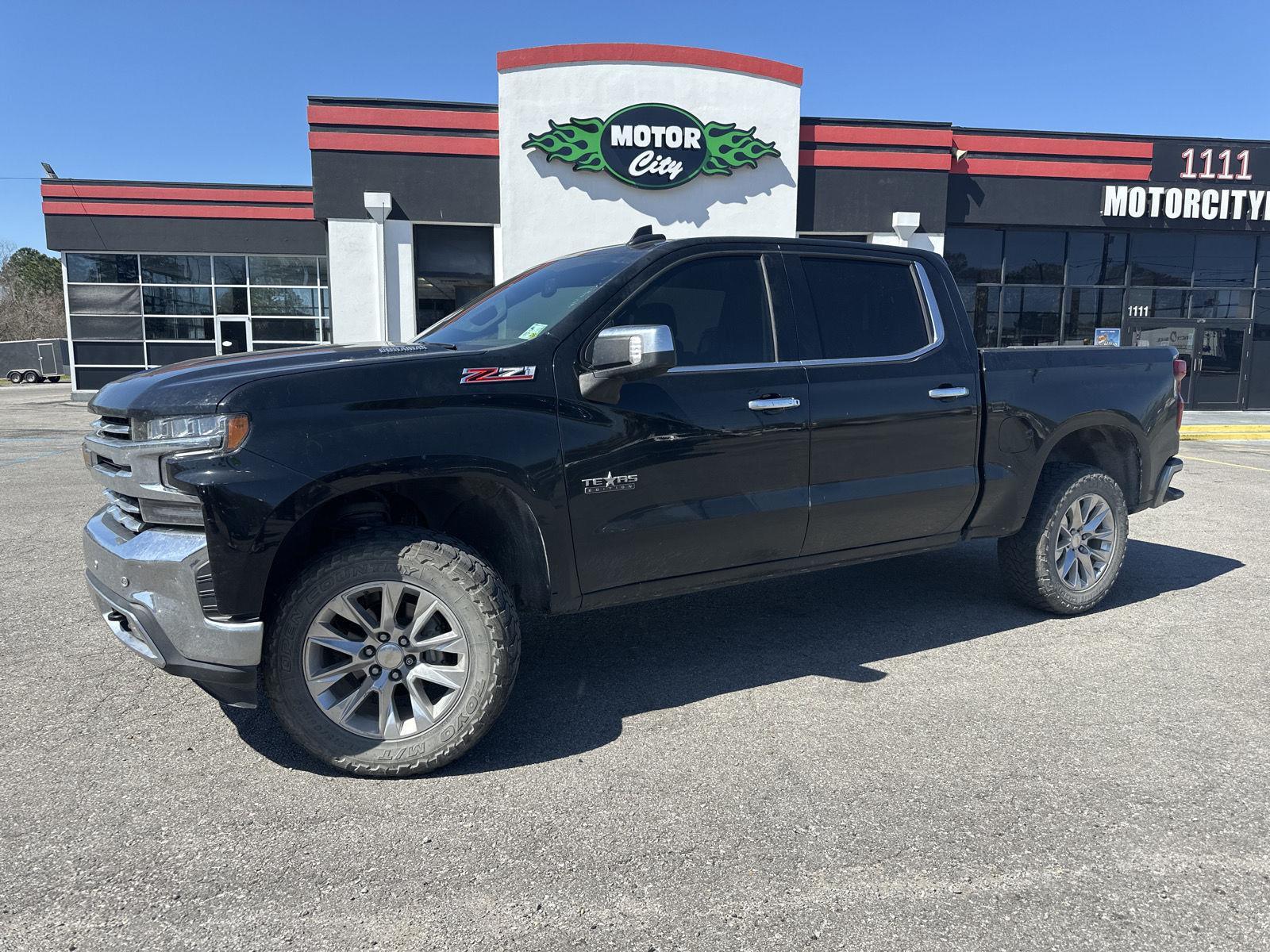 Black 2021 Chevrolet Silverado 1500 LTZ Crew Cab 4WD Pickup Truck Four-Wheel Drive Automatic