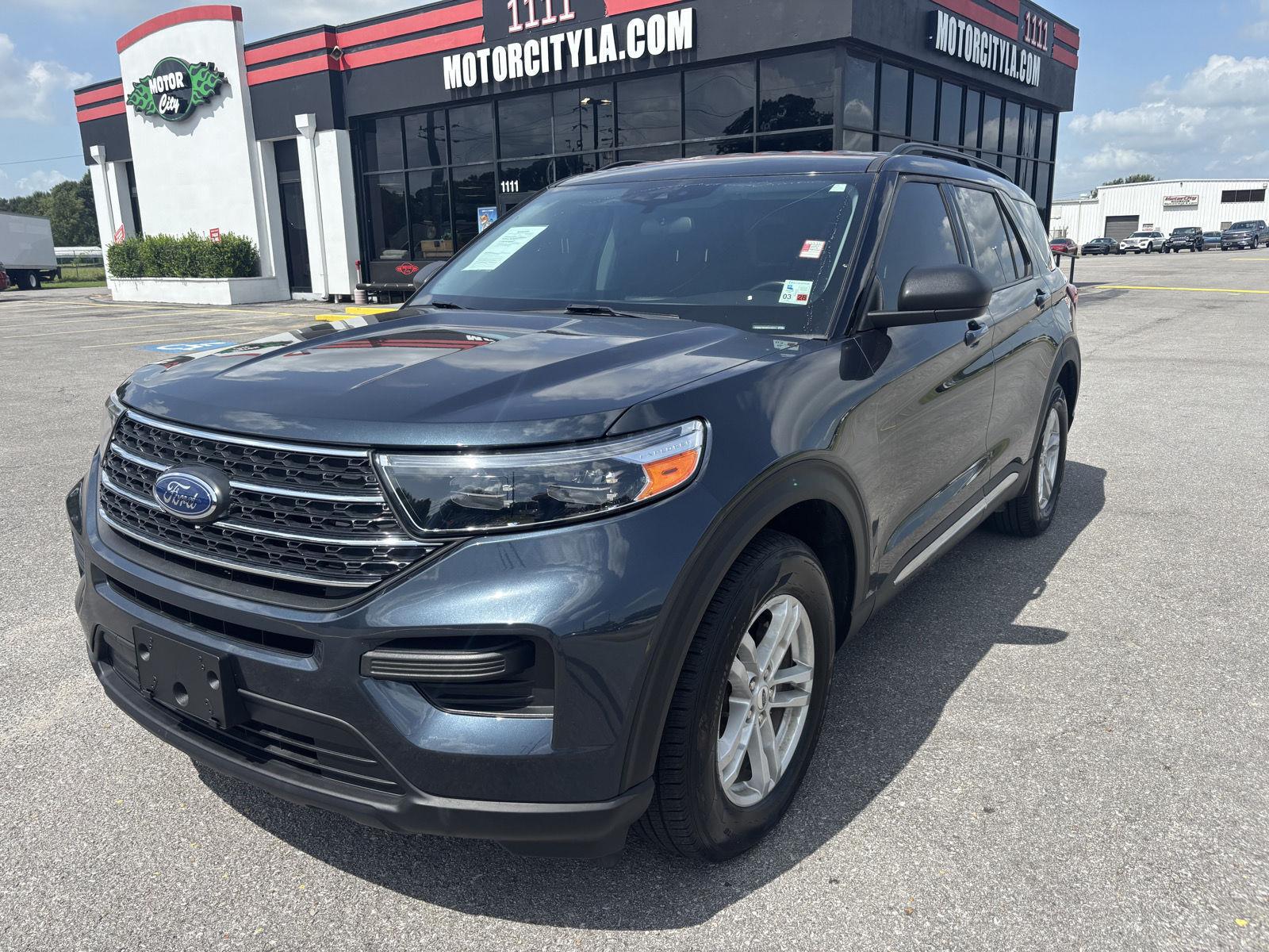 Stone Blue Metallic 2024 Ford Explorer SUV / Crossover Rear-Wheel Drive Automatic