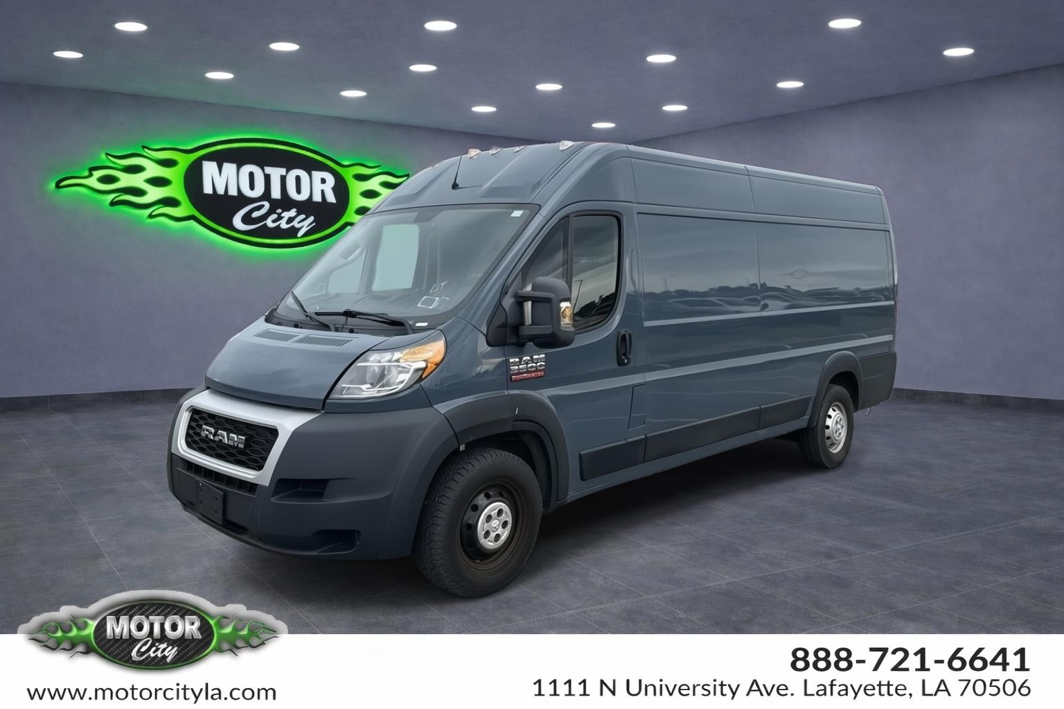 Gray (Granite Crystal Metallic Clearcoat) 2020 RAM ProMaster Van Front-Wheel Drive 6-Speed Automatic