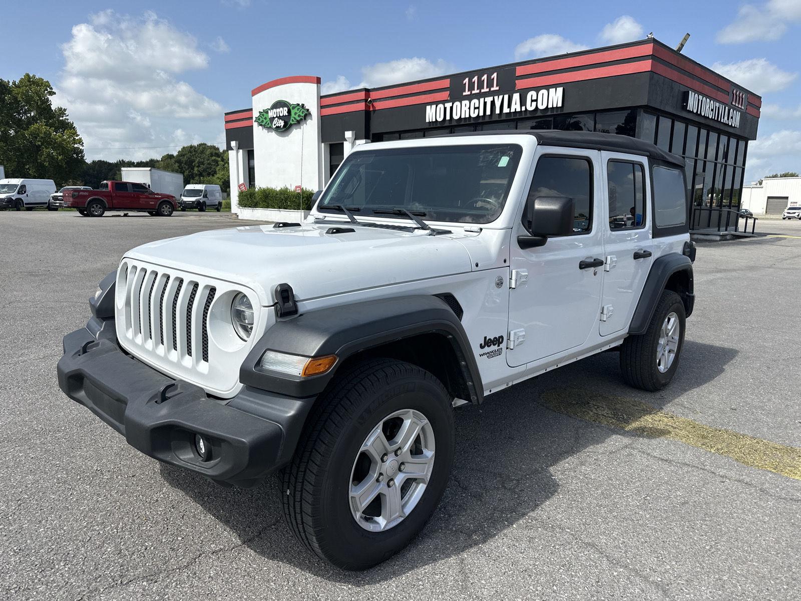 Bright White Clearcoat 2021 Jeep Wrangler SUV / Crossover Four-Wheel Drive 8-Speed Automatic