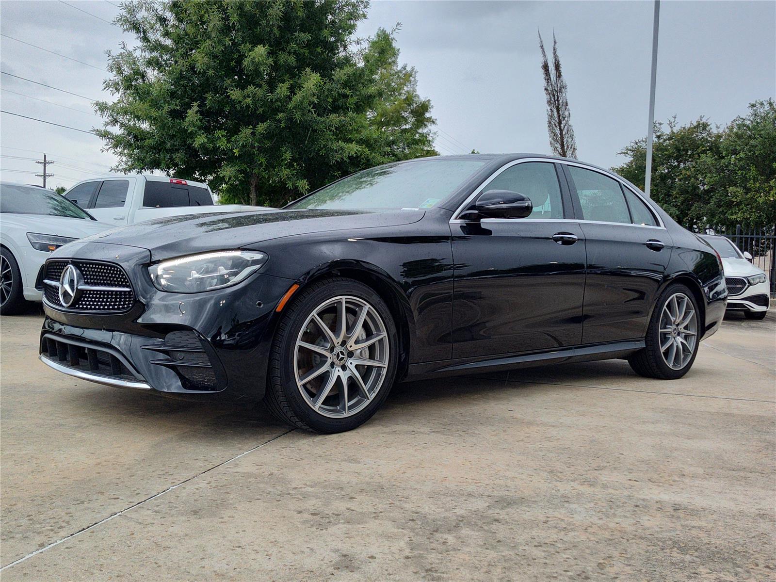Black 2022 Mercedes-Benz E-Class E 350 RWD Sedan Rear-Wheel Drive Automatic
