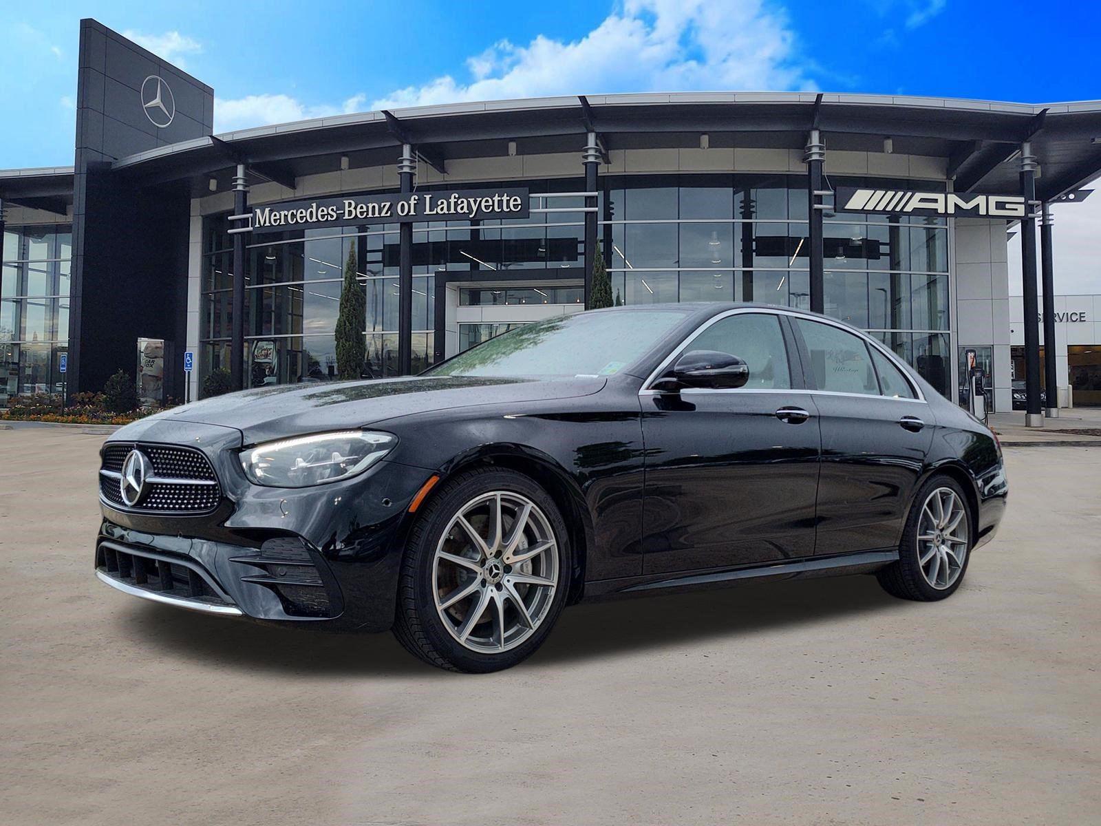 Black 2022 Mercedes-Benz E-Class E 350 RWD Sedan Rear-Wheel Drive Automatic