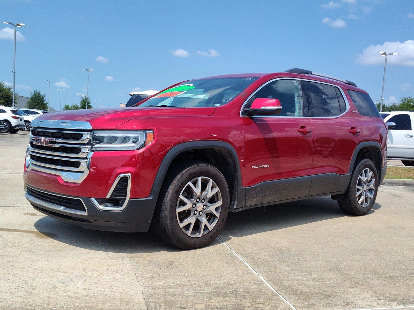 Volcanic Red Tintcoat 2023 GMC Acadia SUV / Crossover Four-Wheel Drive 9-Speed Automatic