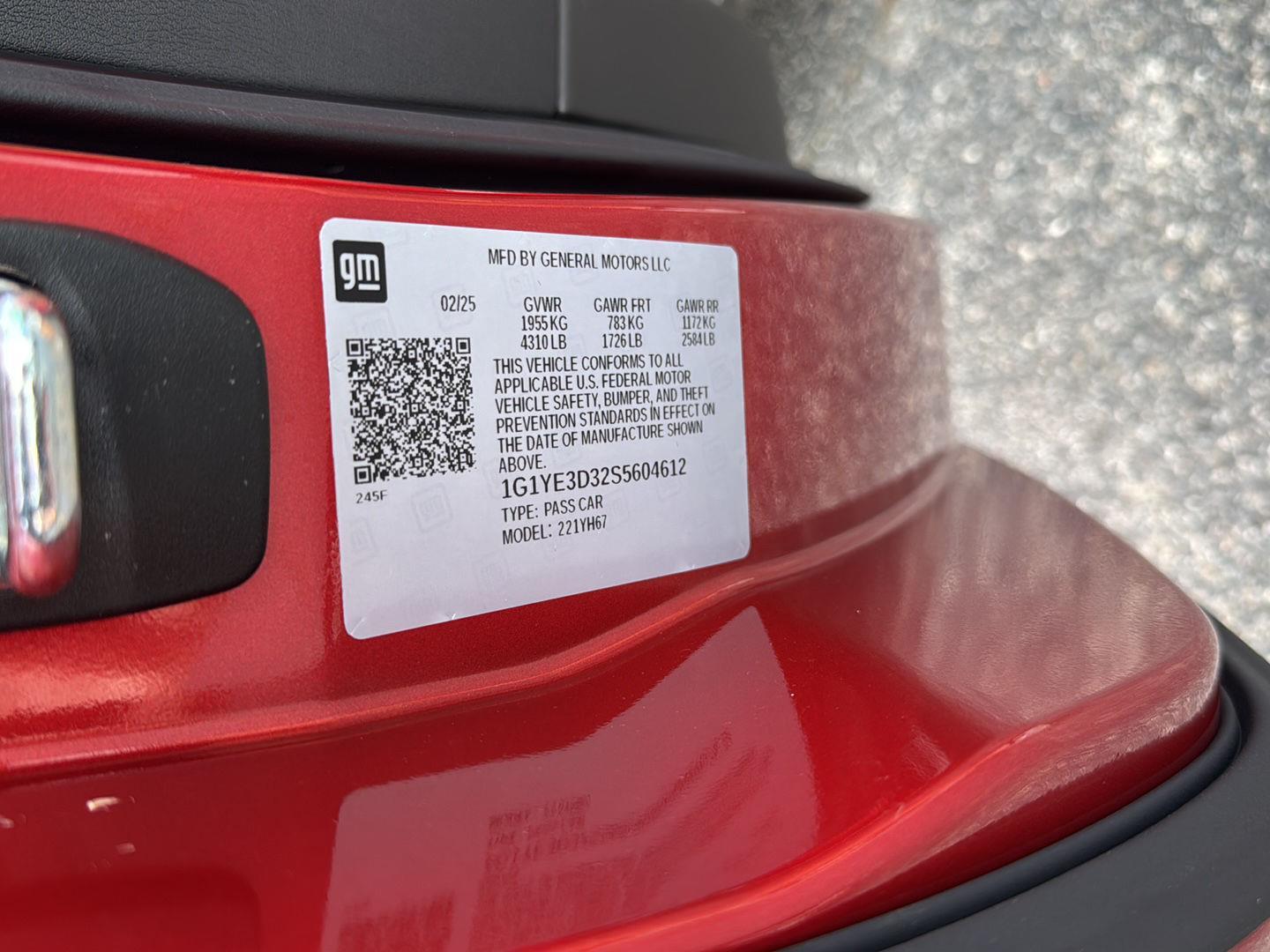 New 2025 Red Mist Metallic Tintcoat Chevrolet 2LZ image 33