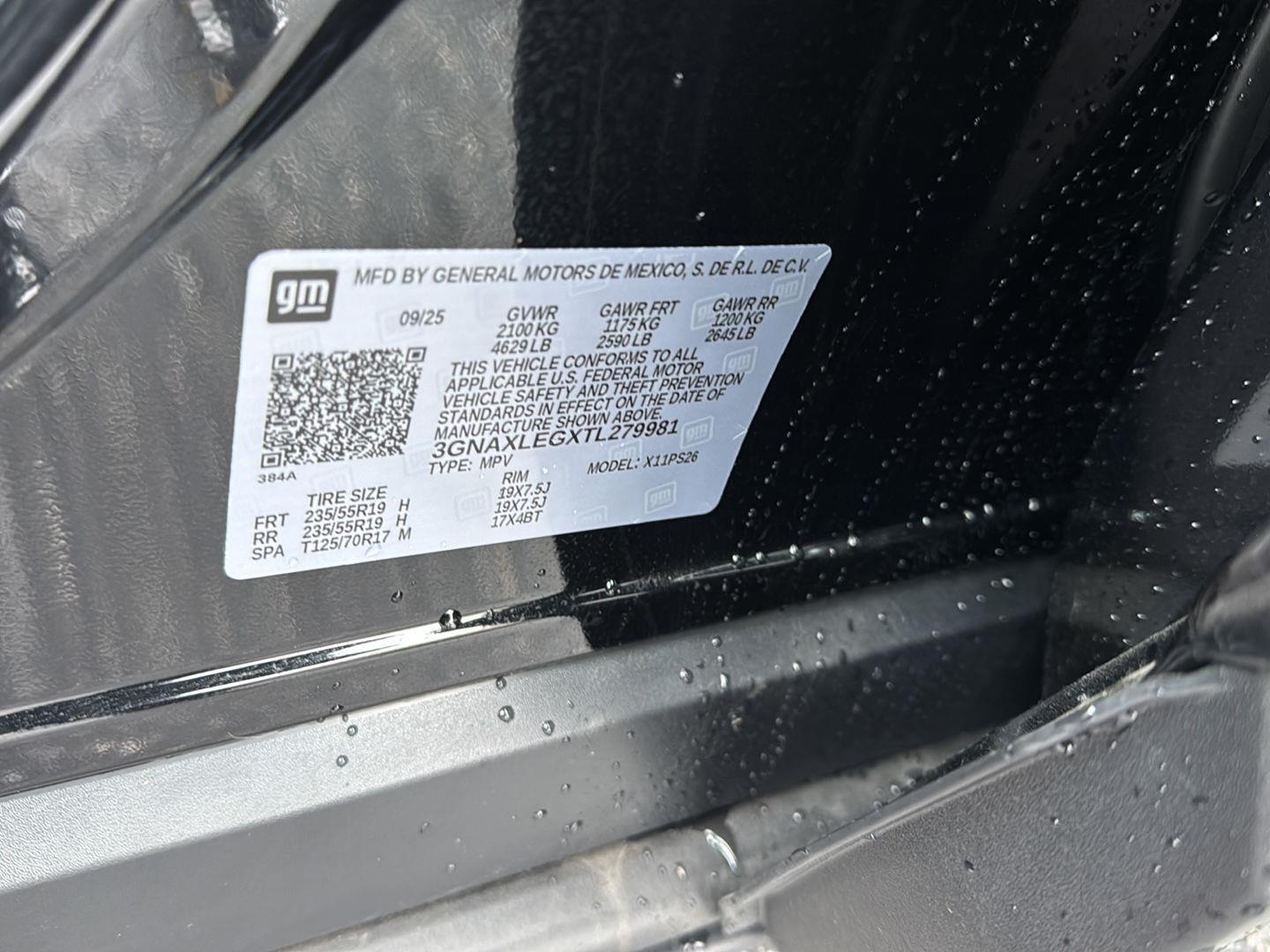 New 2026 Mosaic Black Metallic Chevrolet FWD RS image 33