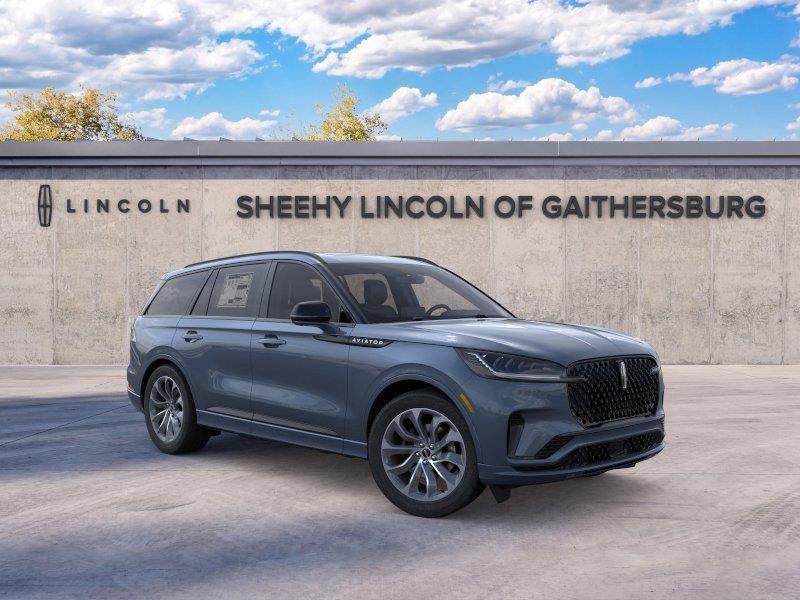 Whisper Blue Metallic Clearcoat 2026 Lincoln Aviator SUV / Crossover All-Wheel Drive Automatic