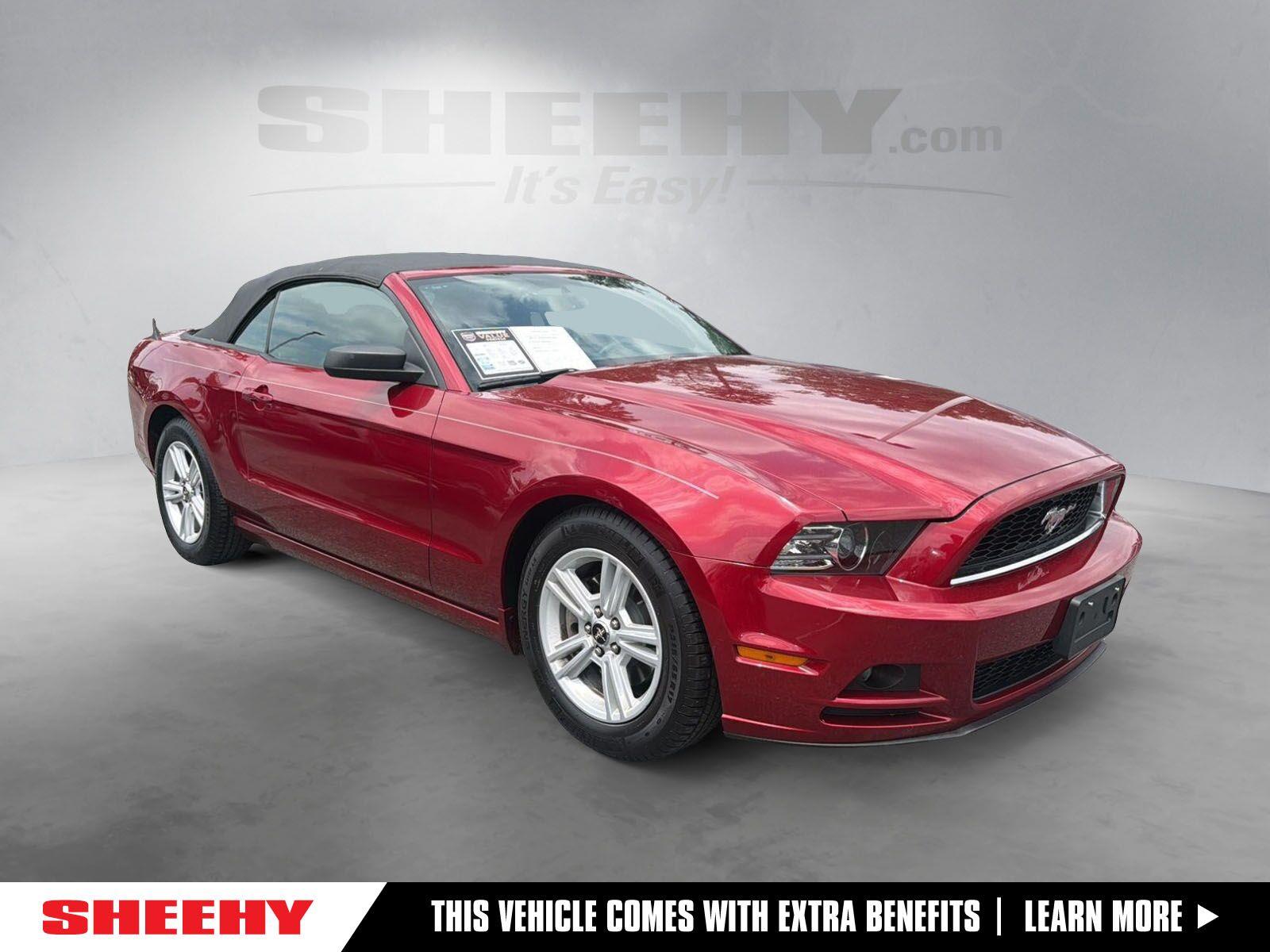 Ruby Red Metallic Tinted Clearcoat 2014 Ford Mustang Convertible Rear-Wheel Drive 6-Speed Automatic