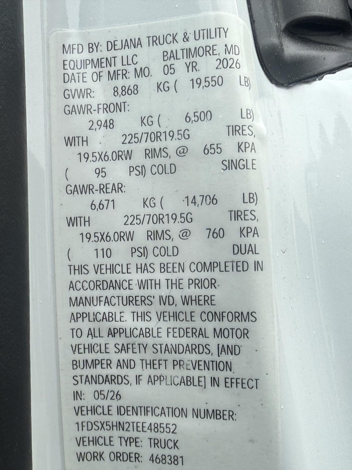 New 2026 Oxford White Ford XL image 12