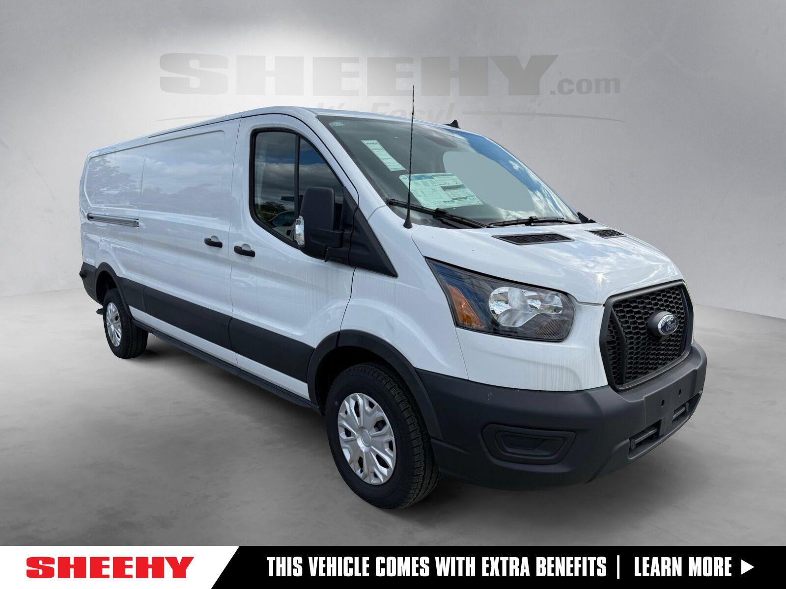 Oxford White 2024 Ford Transit Cargo Van Rear-Wheel Drive