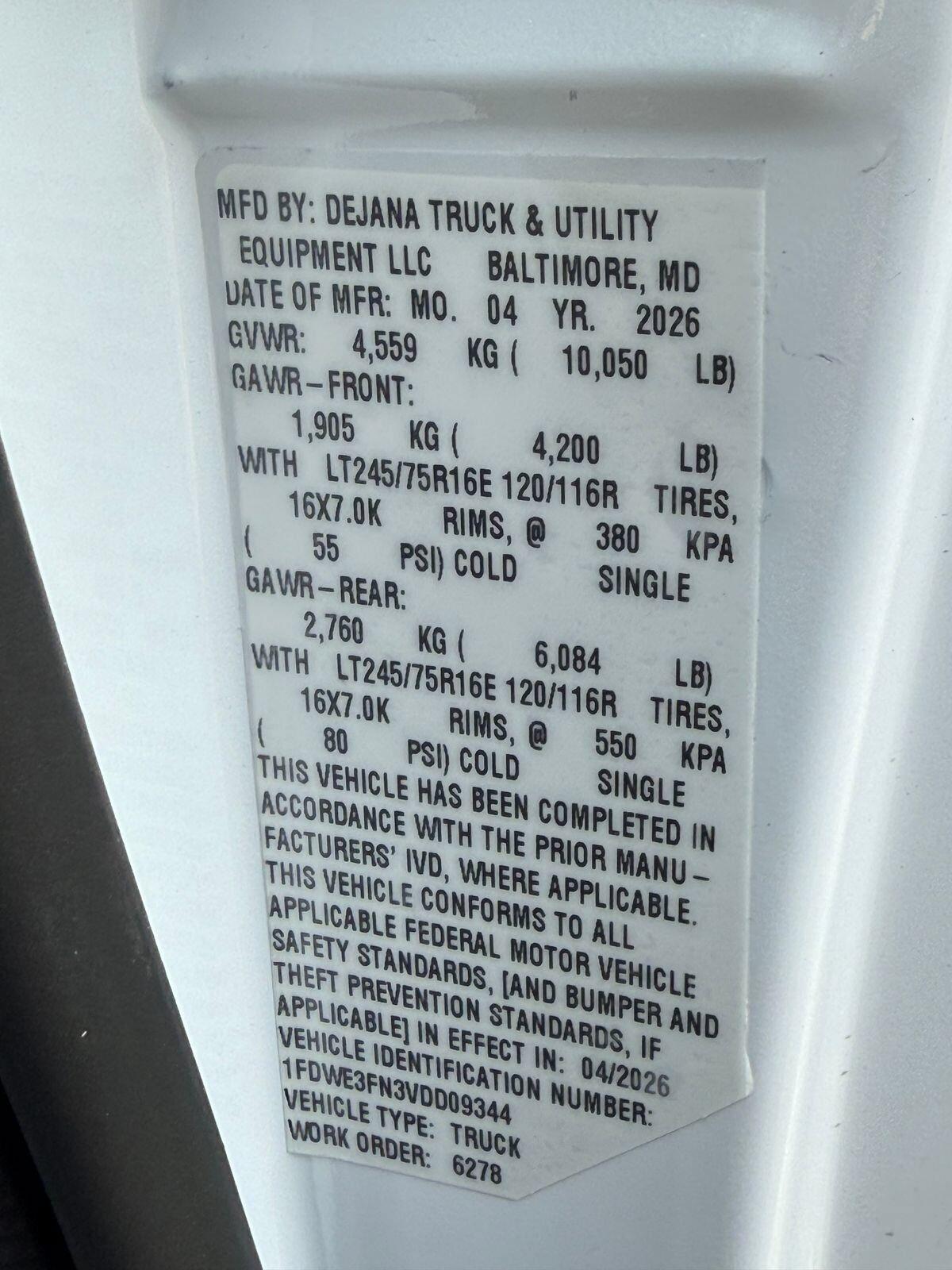 New 2027 Oxford White Ford Standard image 9