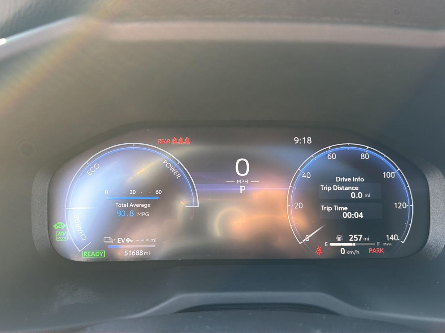 Used 2023 Wind Chill Pearl / Midnight Black Metallic Toyota XSE image 6