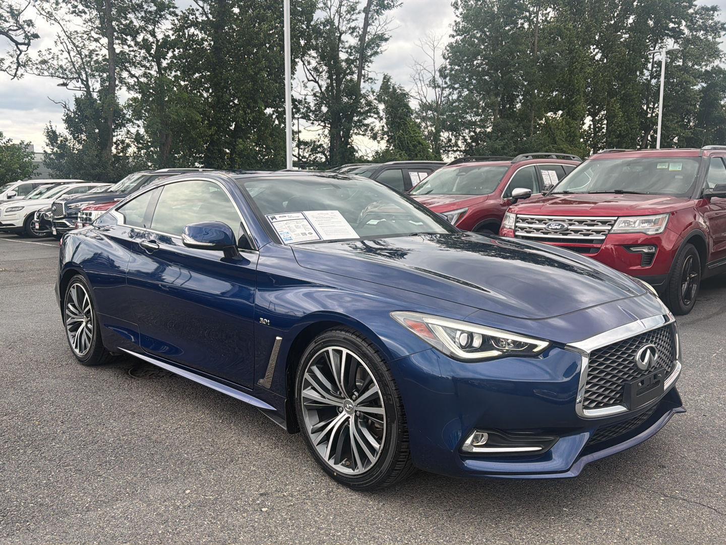 Iridium Blue 2018 INFINITI Q60 Coupe All-Wheel Drive Automatic