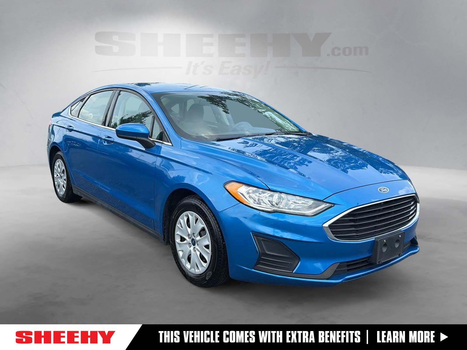 Velocity Blue 2020 Ford Fusion Sedan Front-Wheel Drive 6-Speed Automatic