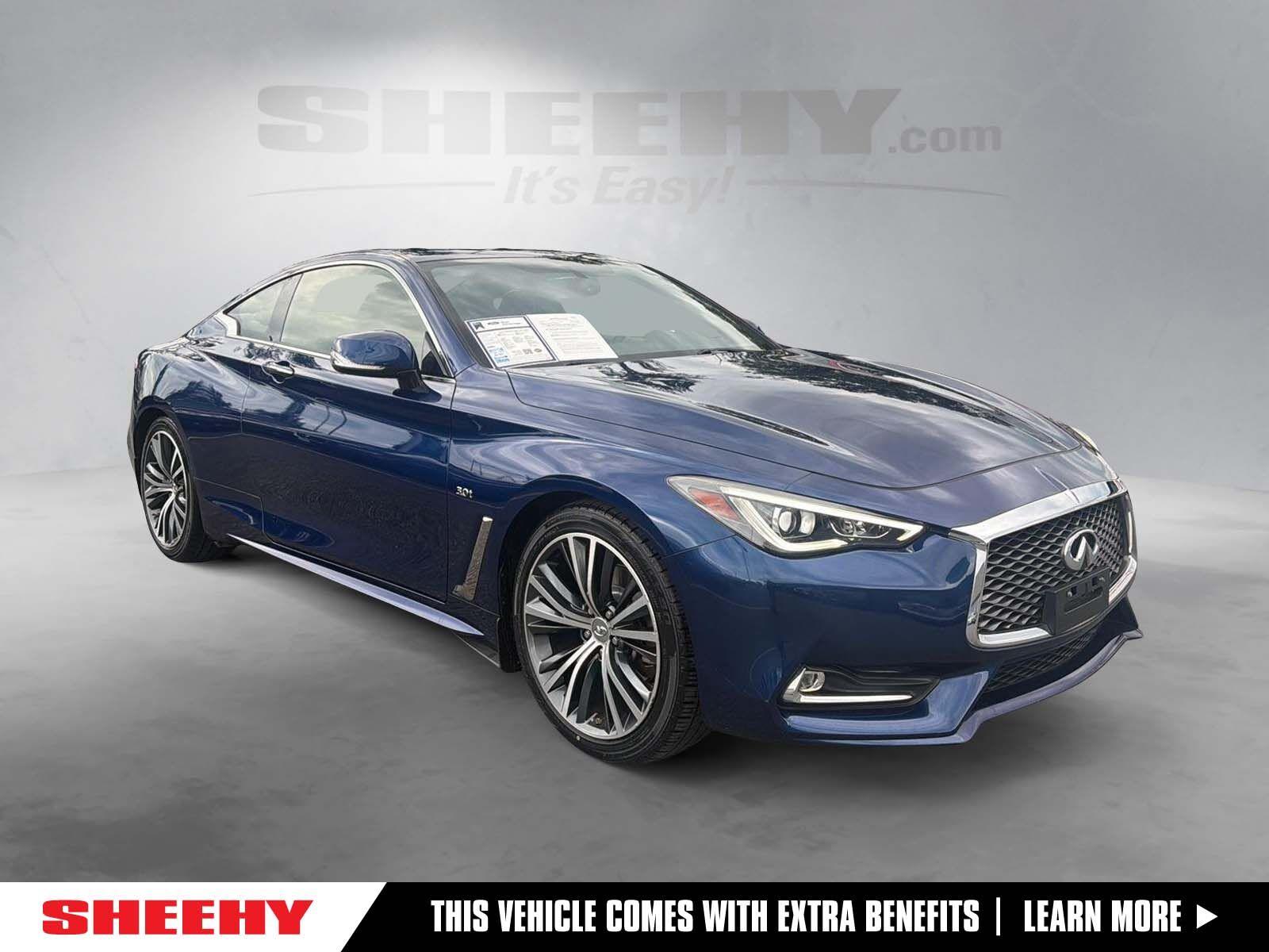 Iridium Blue 2018 INFINITI Q60 Coupe All-Wheel Drive Automatic