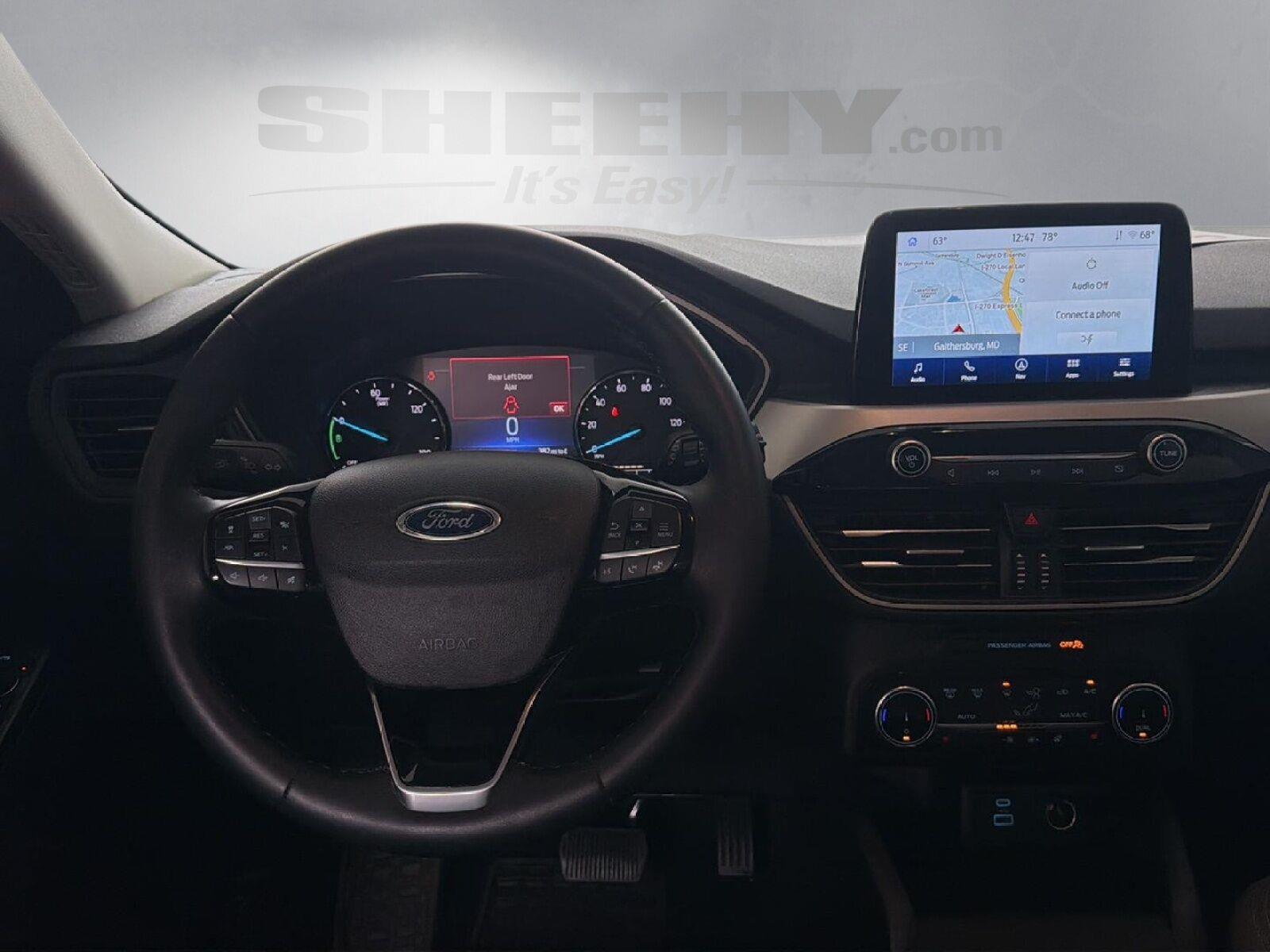 Used 2022 Stone Blue Metallic Ford SE Hybrid image 3