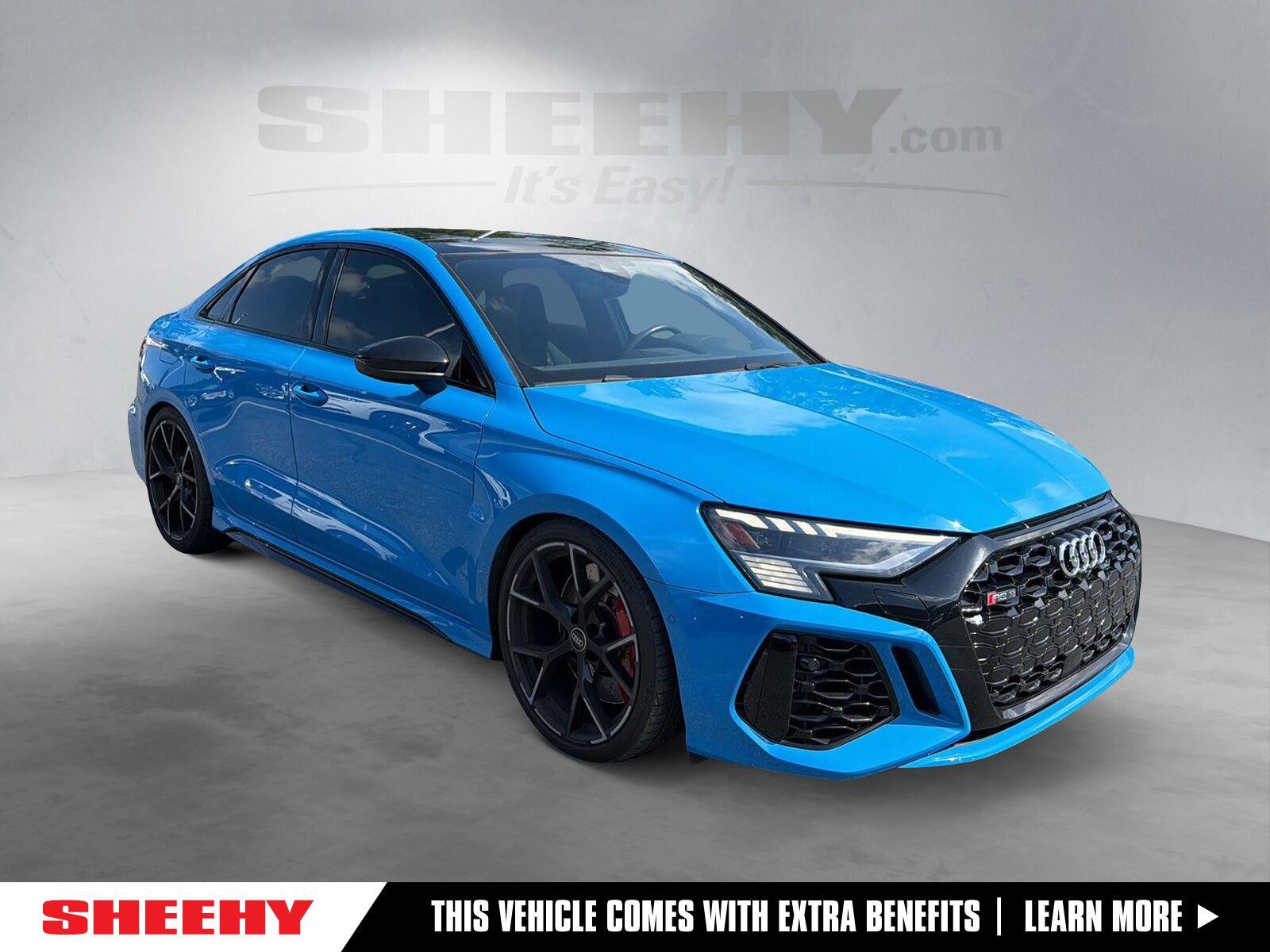 Turbo Blue 2023 Audi RS 3 Sedan All-Wheel Drive