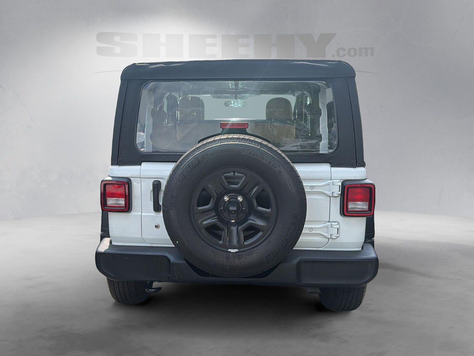 Used 2022 Bright White Clearcoat Jeep Sport image 10