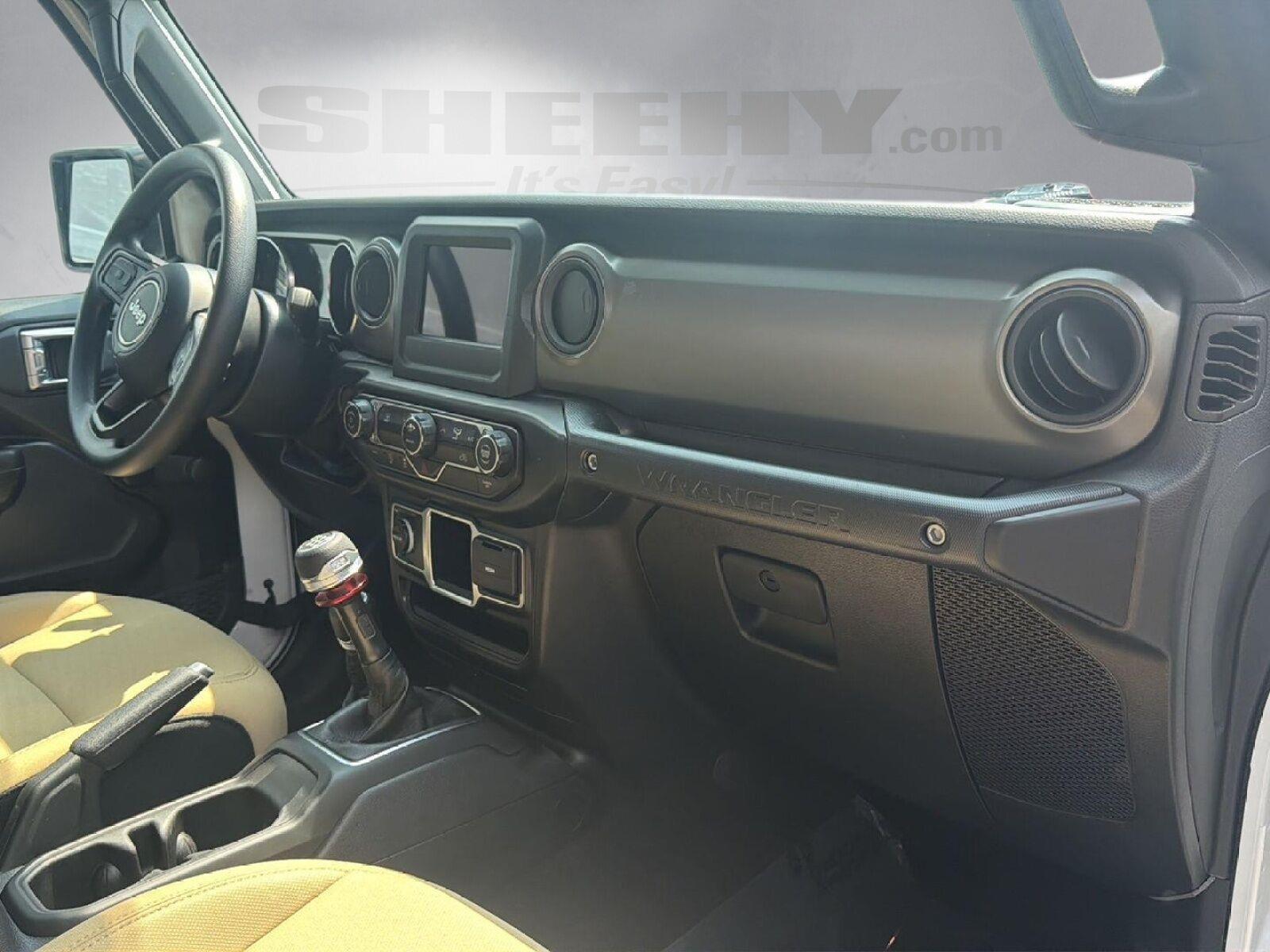 Used 2022 Bright White Clearcoat Jeep Sport image 3
