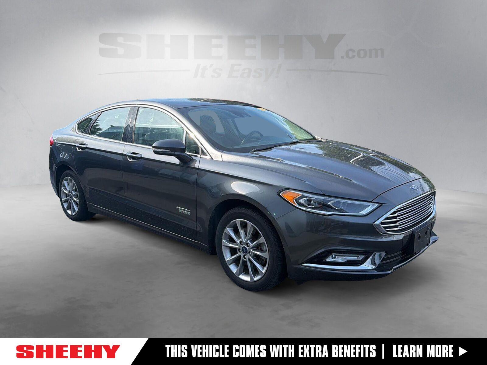 Gray (Magnetic) 2017 Ford Fusion Energi Sedan Front-Wheel Drive Continuously Variable Transmission