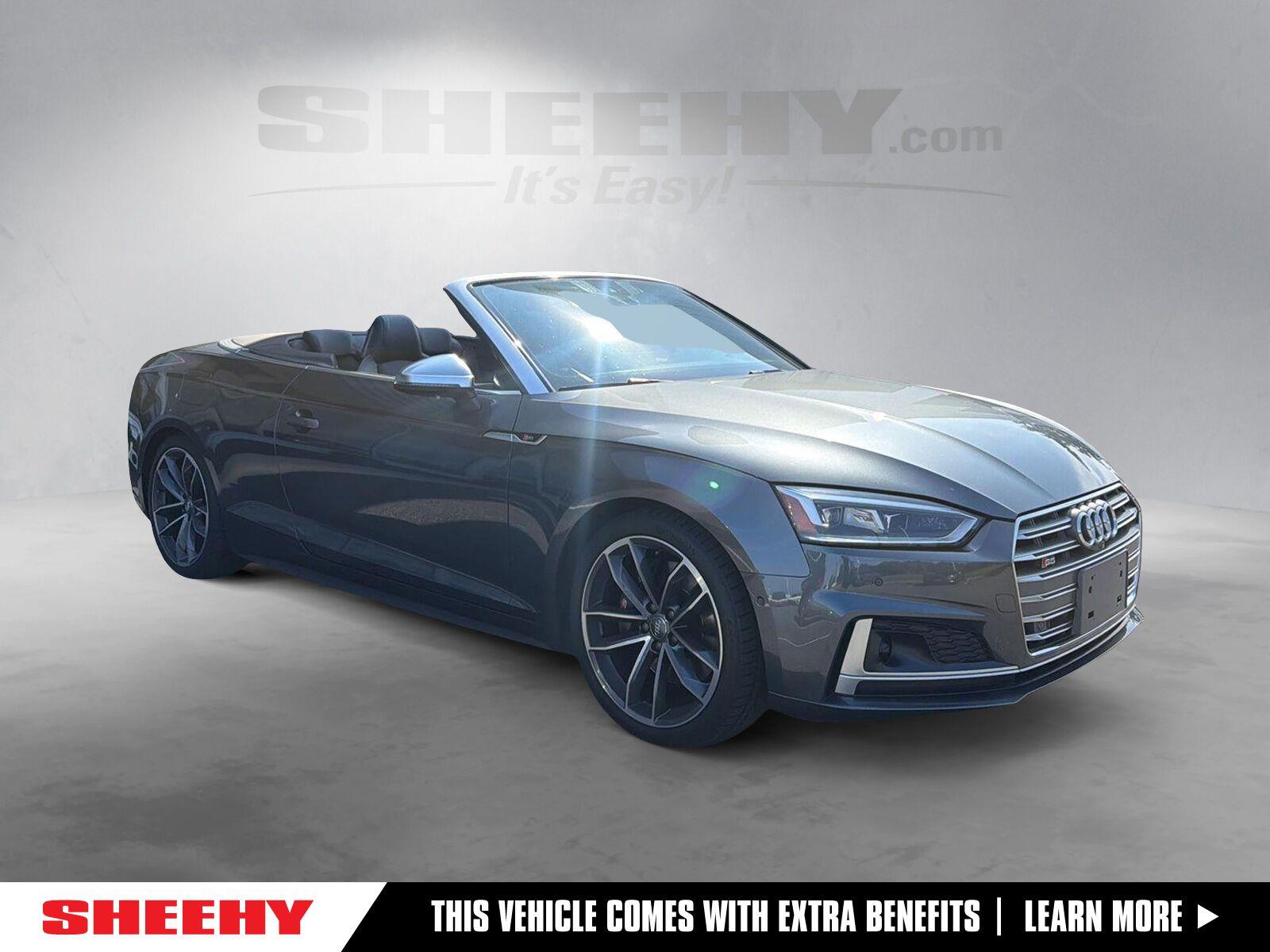 Daytona Gray Pearl Effect/Black Roof 2019 Audi S5 Convertible All-Wheel Drive Automatic