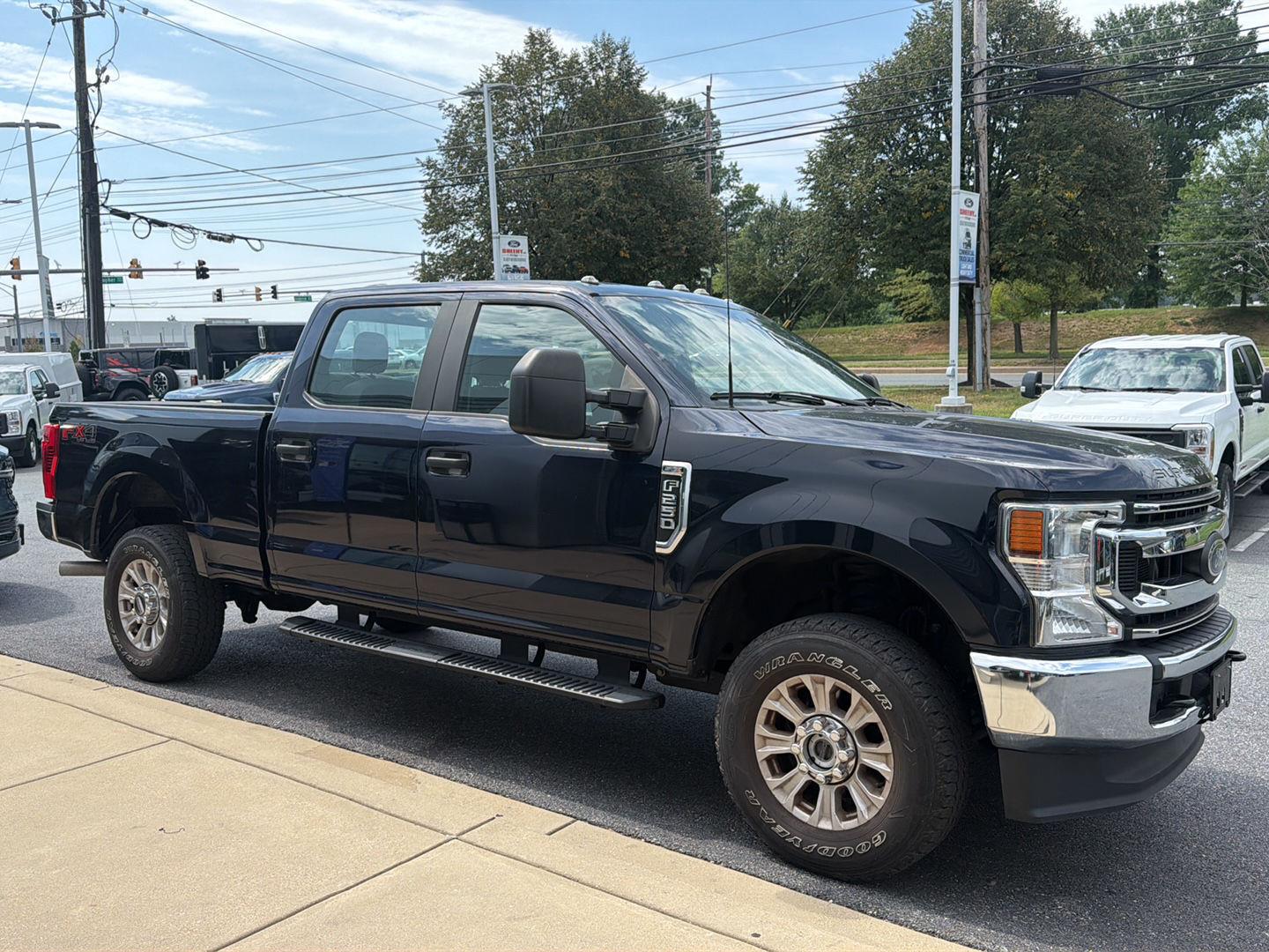 Antimatter Blue Metallic 2021 Ford F-250 Super Duty Pickup Truck Four-Wheel Drive 6-Speed Automatic