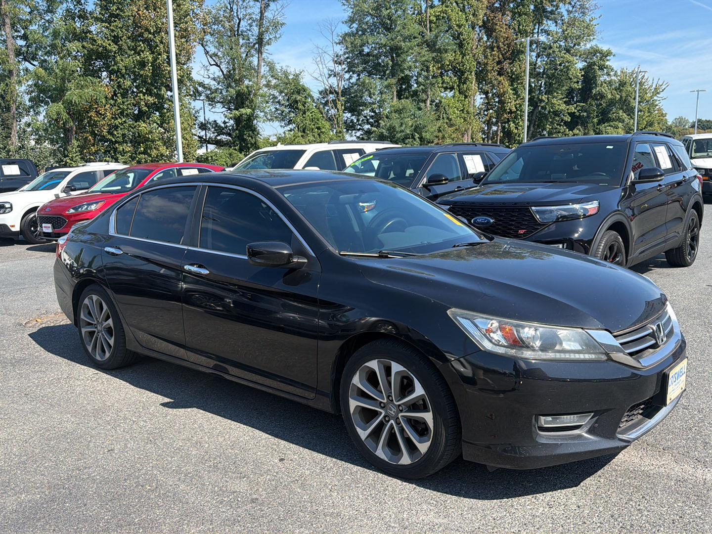 Crystal Black Pearl 2013 Honda Accord Sedan Front-Wheel Drive Continuously Variable Transmission