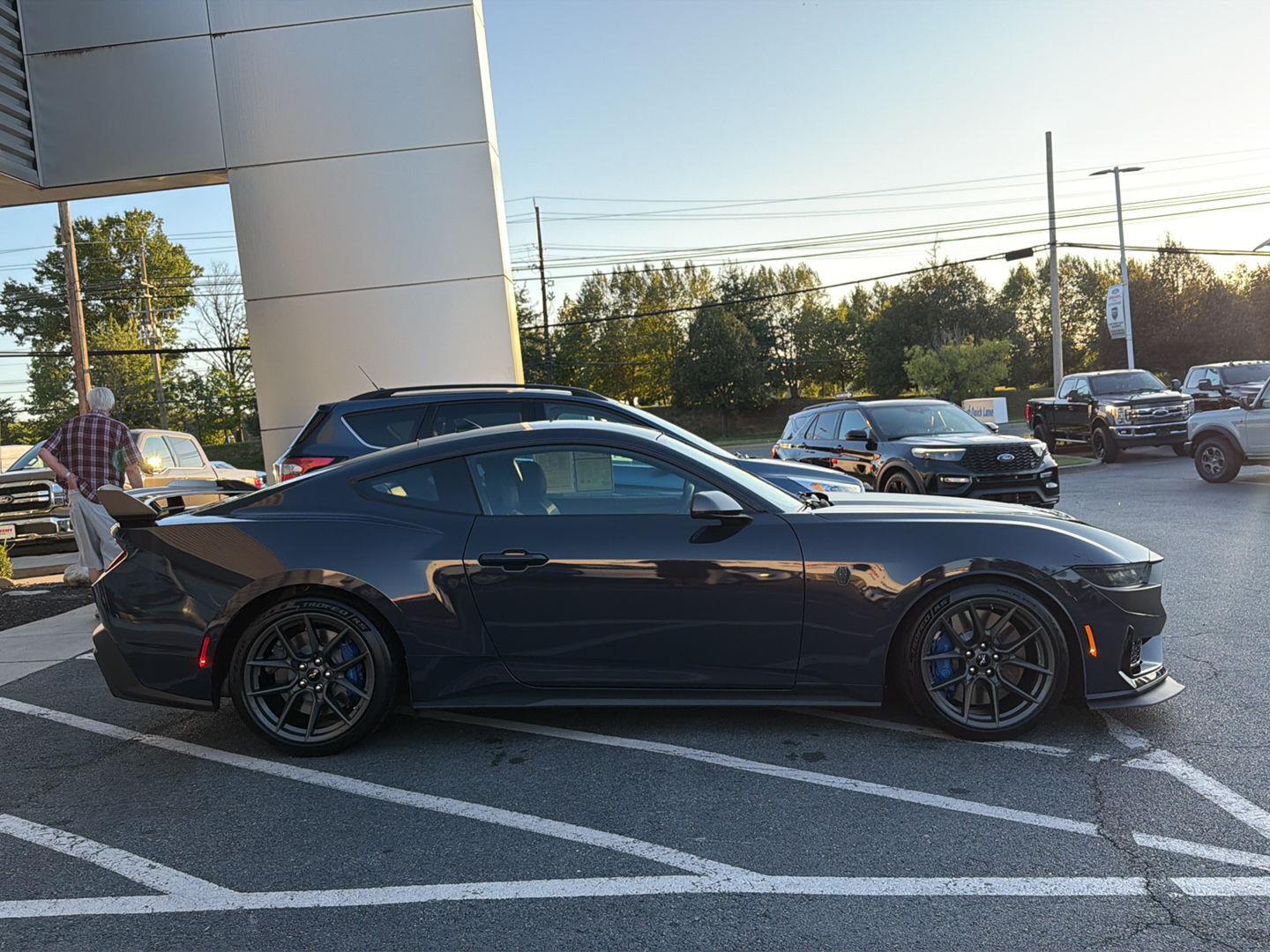 Used 2025 Blue Ford Dark Horse image 3