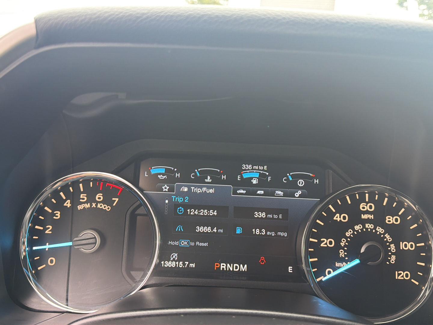 Used 2018 Shadow Black Ford LARIAT image 6