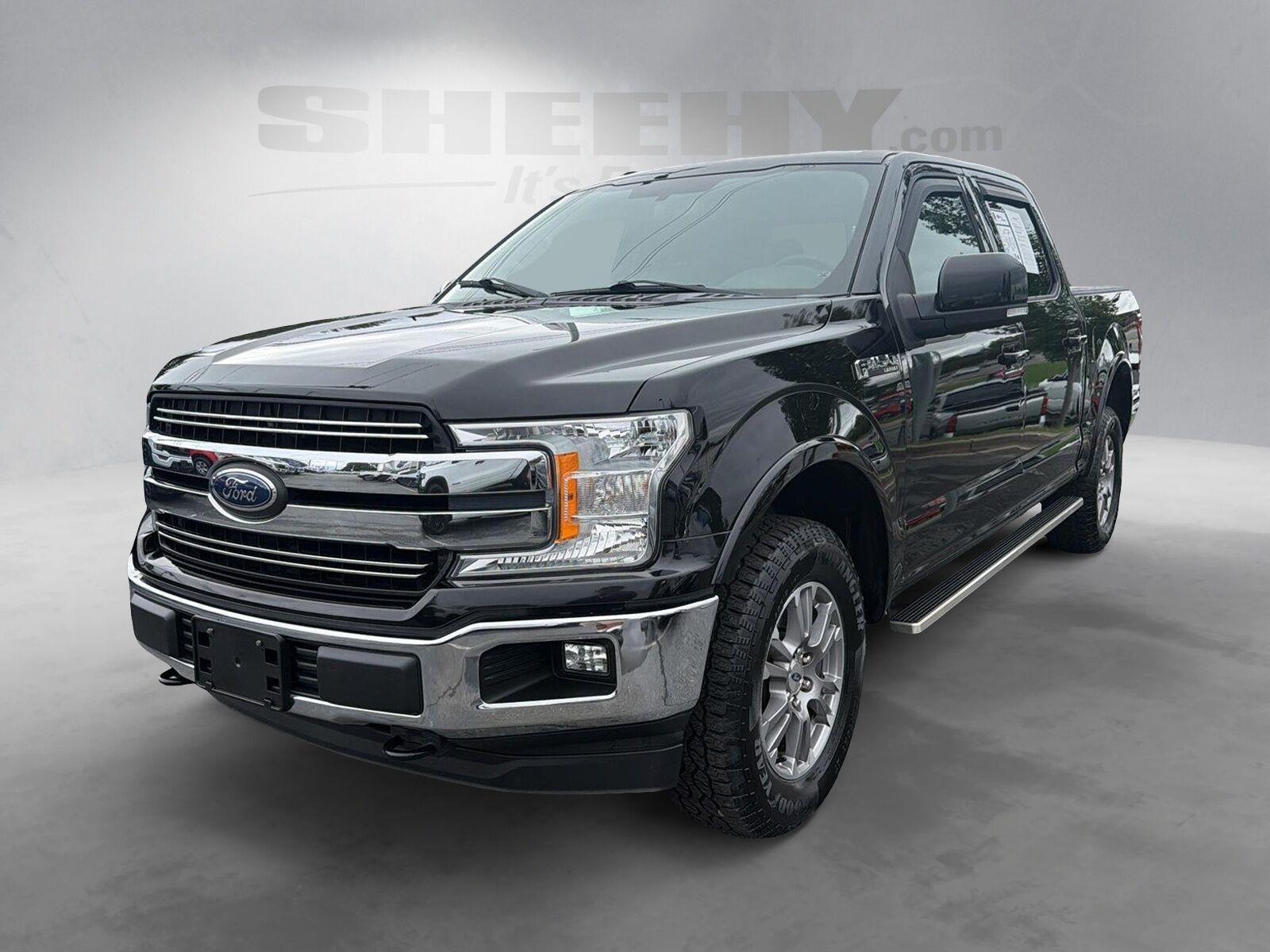 Used 2018 Shadow Black Ford LARIAT image 14