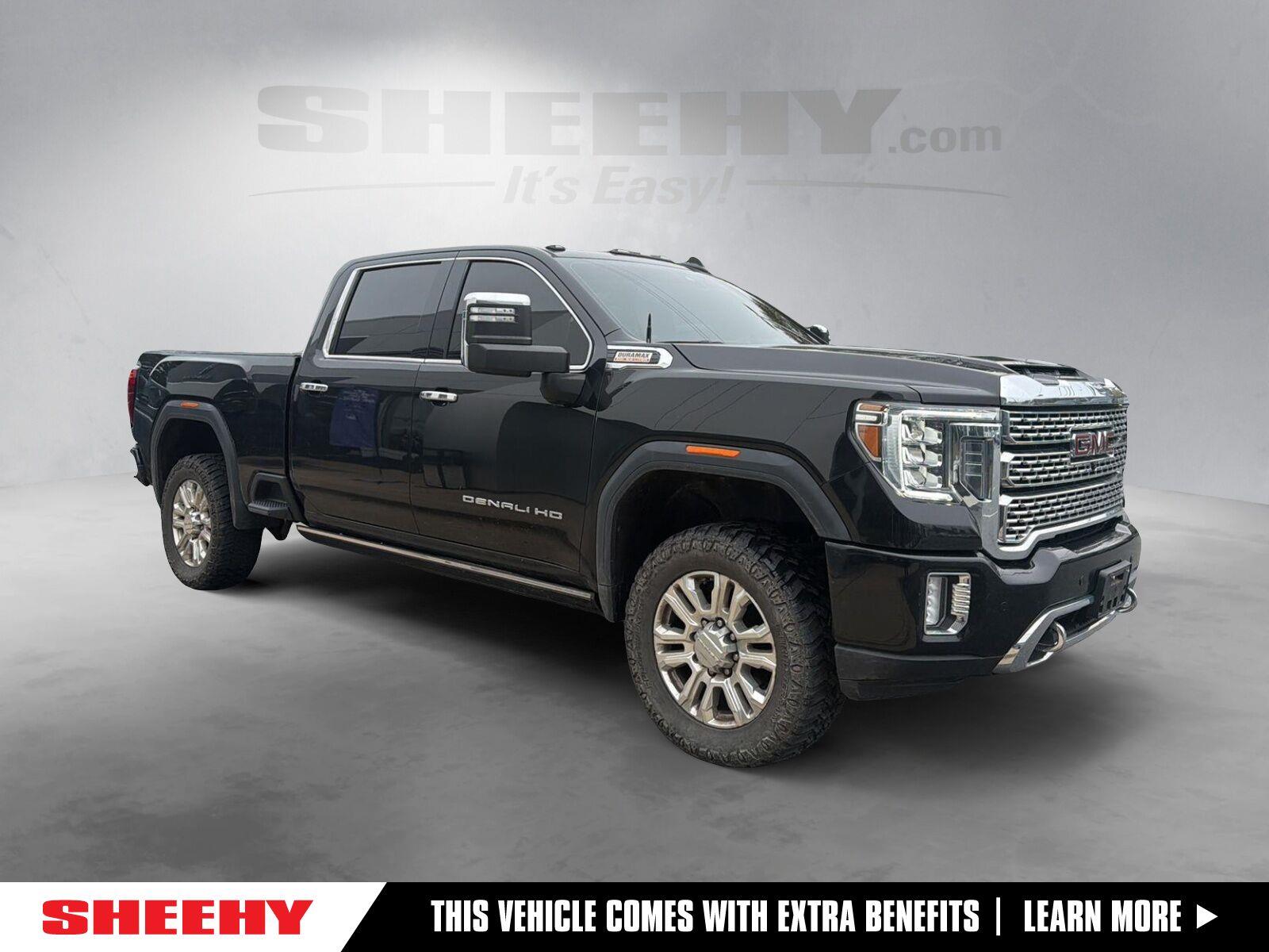 Black (Ebony Twilight Metallic) 2023 GMC Sierra 3500HD Pickup Truck Four-Wheel Drive Automatic
